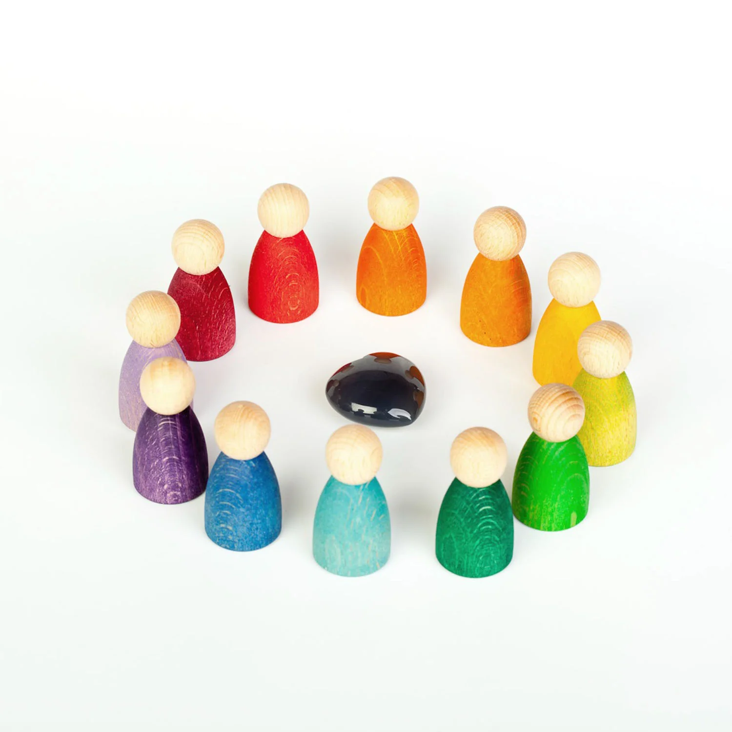 Wooden Nins - 12 Pieces - Image 4