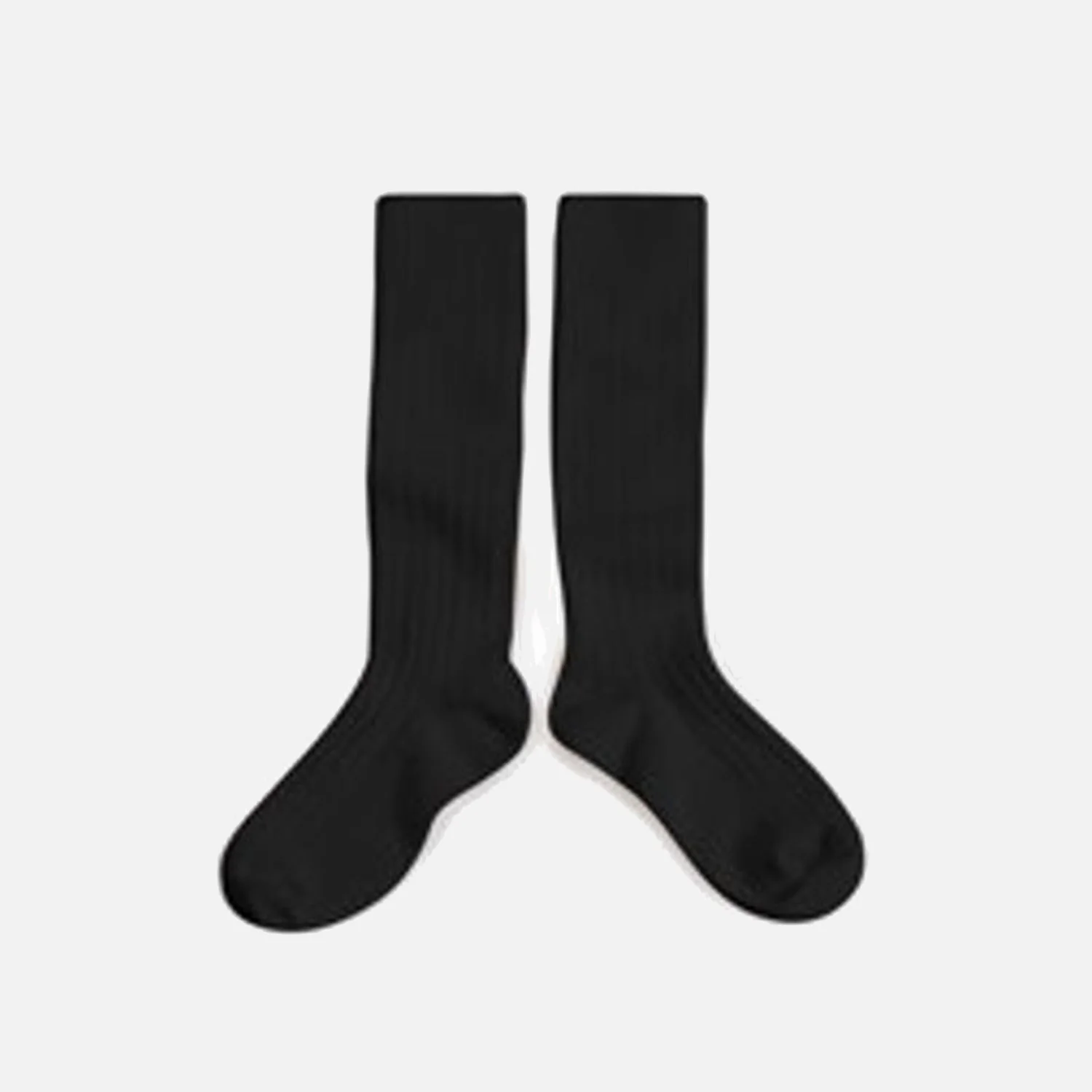 Adults Cotton Knee Socks - Coal - Image 2