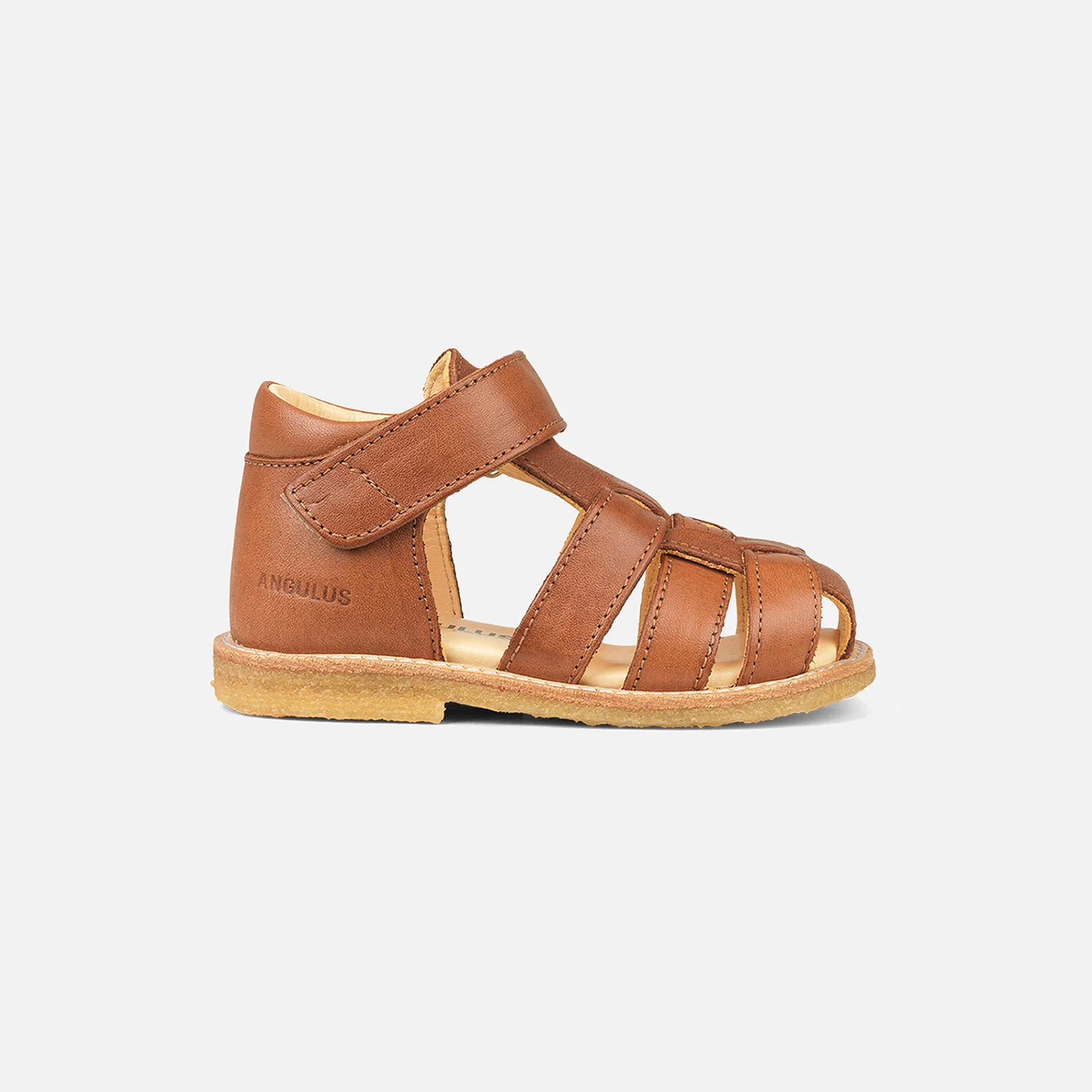 Toddler Leather Fisherman Sandals - Cognac - Image 5