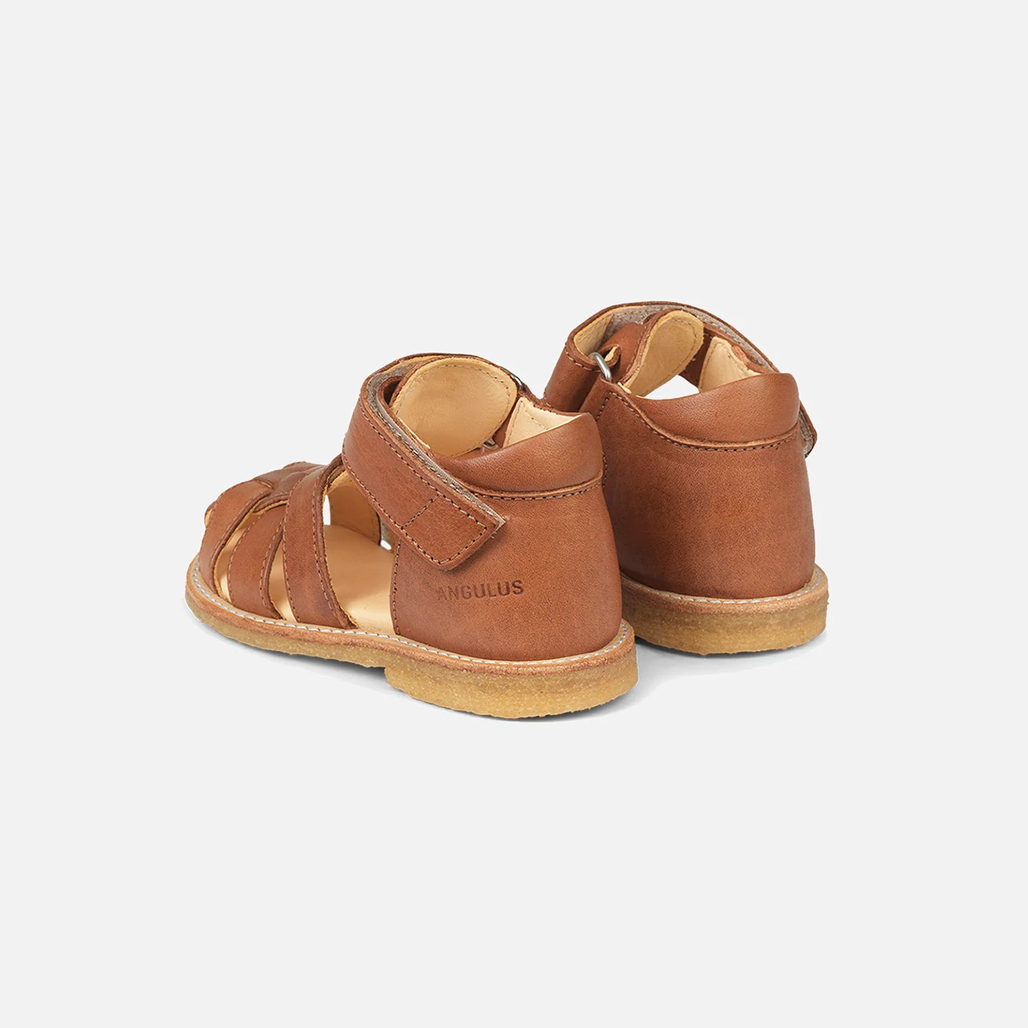 Toddler Leather Fisherman Sandals - Cognac - Image 6