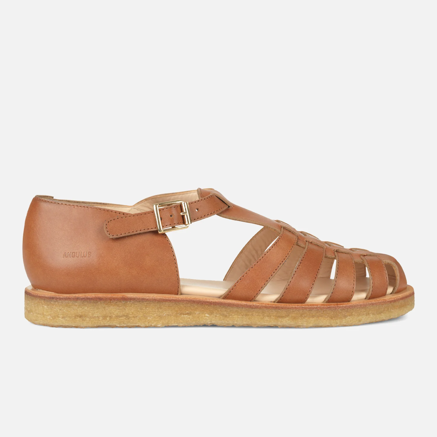 Women's Leather Fisherman Sandal - Tan - Image 6
