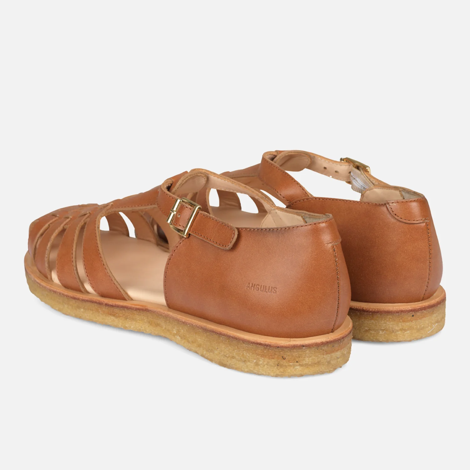 Women's Leather Fisherman Sandal - Tan - Image 7