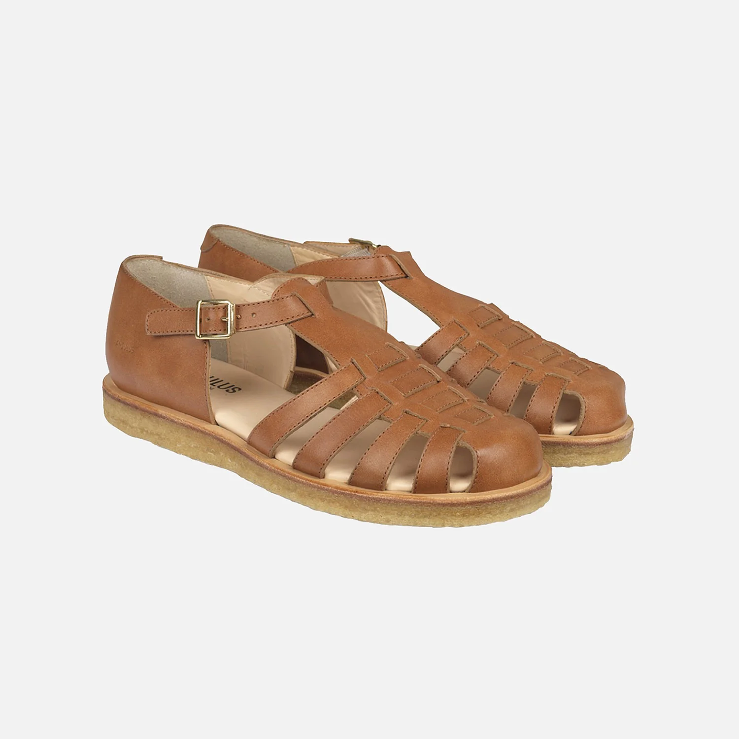 Women's Leather Fisherman Sandal - Tan - Image 8