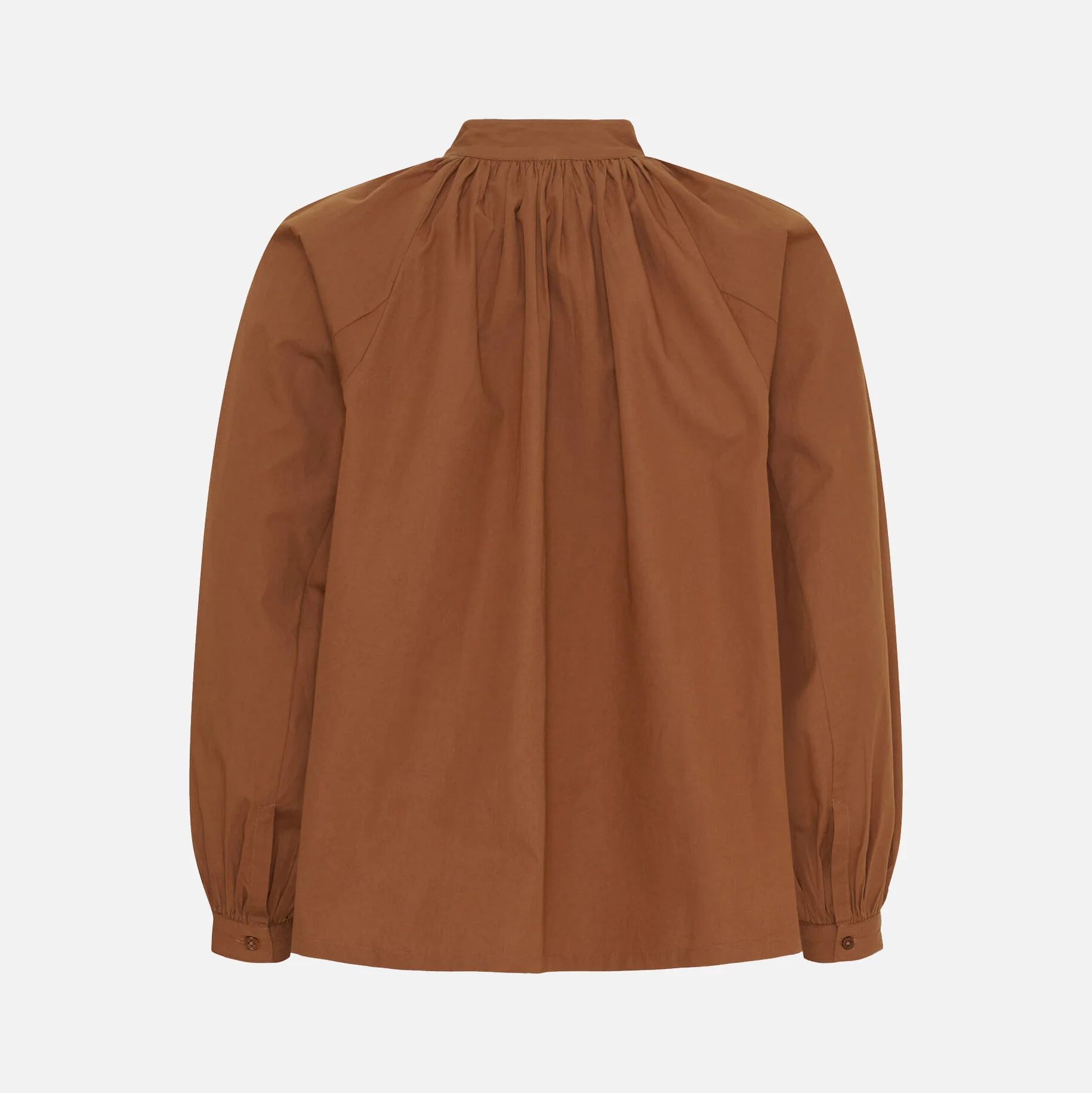 Women's Cotton Irissa Blouse - Cambridge Brown - Image 2