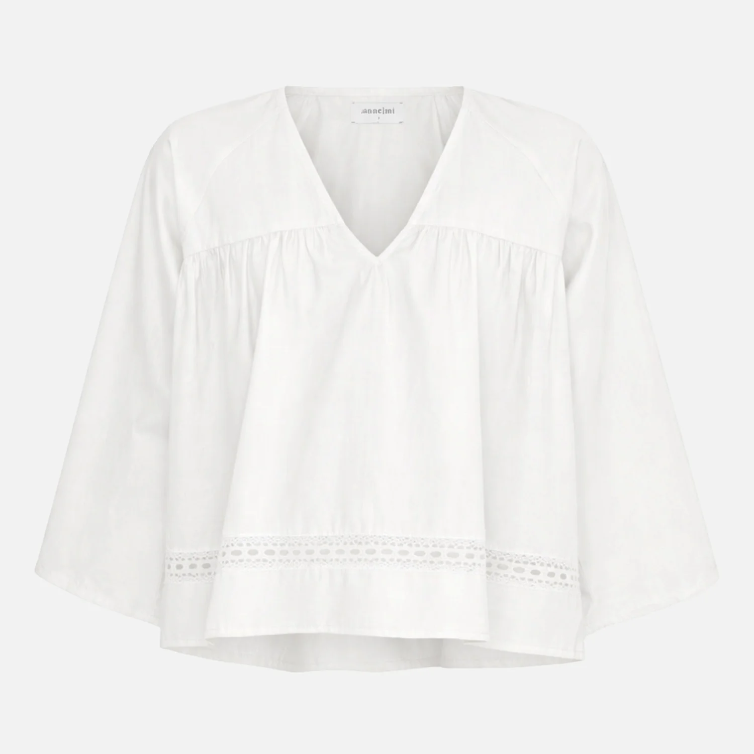 Women's Cotton Siri 3/4 Sleeve Blouse - White Sand