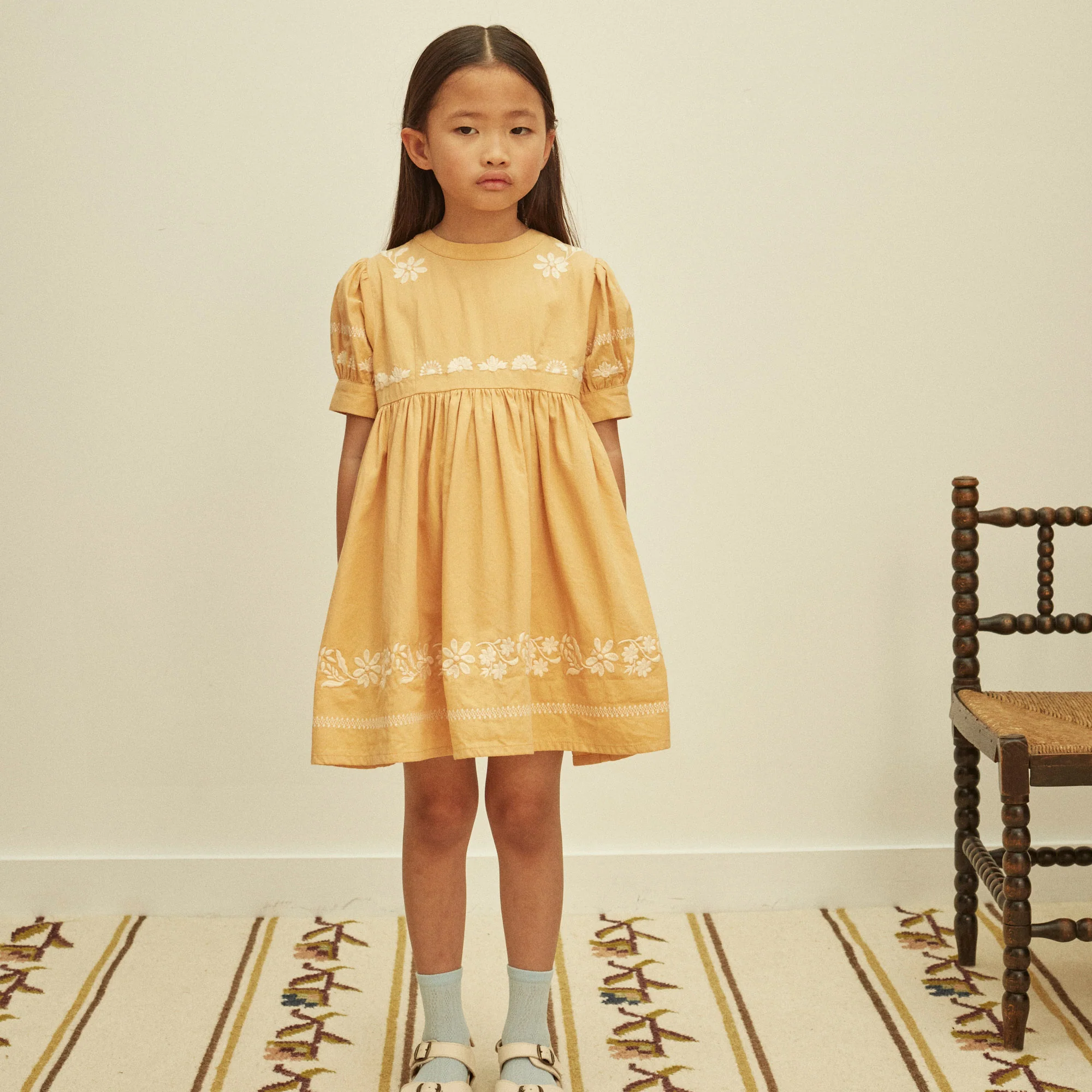 Kids Cotton Mya Dress - Vintage Melba - Image 10