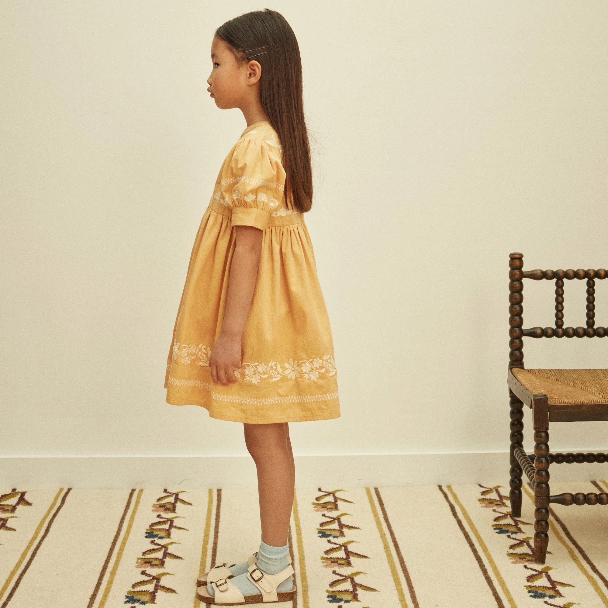 Kids Cotton Mya Dress - Vintage Melba - Image 11