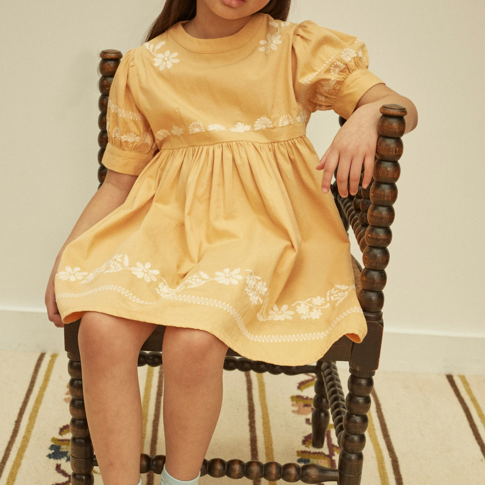 Kids Cotton Mya Dress - Vintage Melba - Image 12