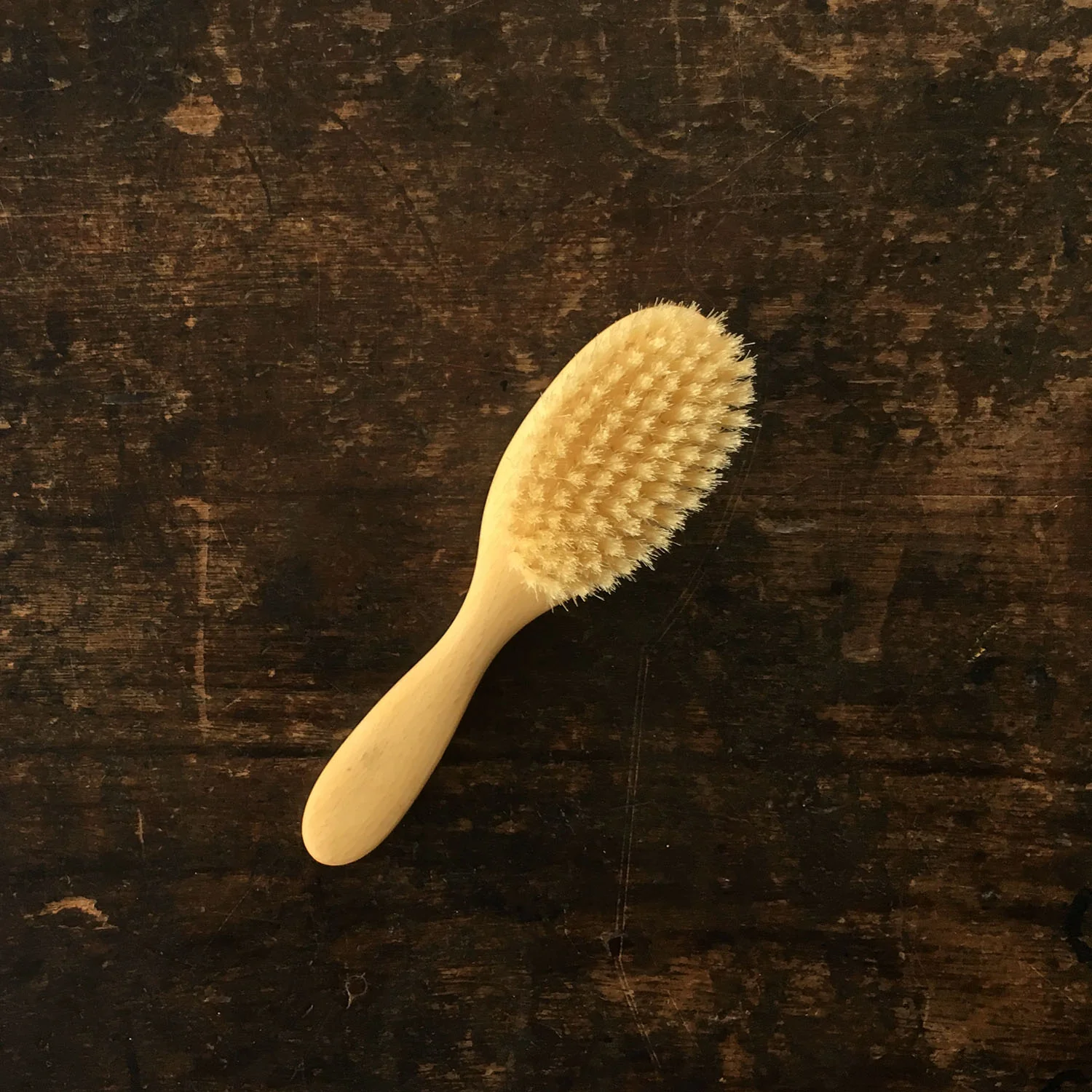 Baby and Kid's Natural Wood Hair Brush - Image 3