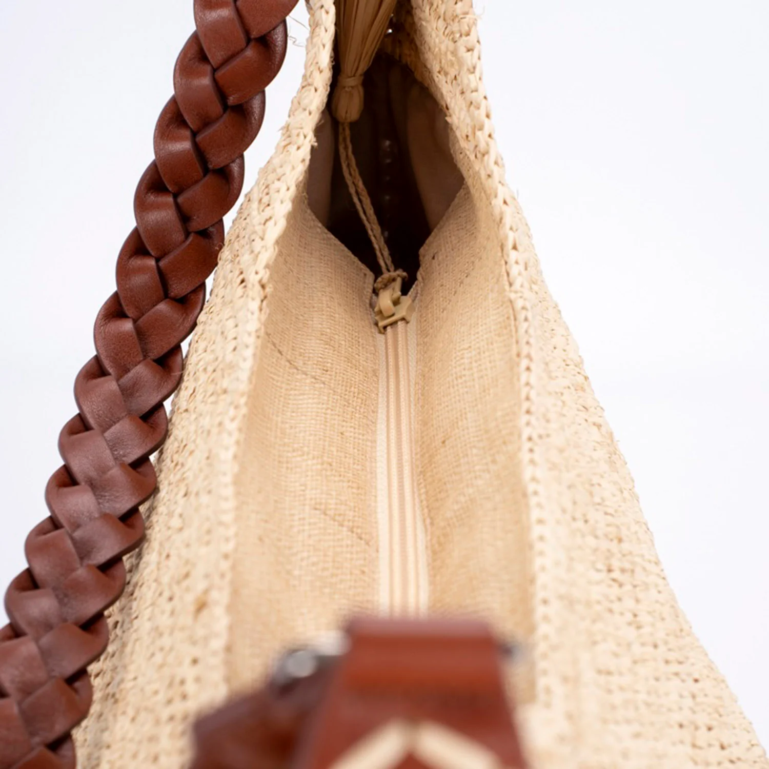 Hand Crocheted Paoma Bag - Natural - Image 2