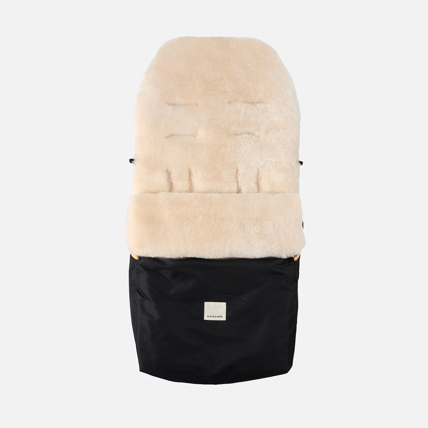 Merino Sheepskin Universal Pushchair Footmuff - Milk - Image 2