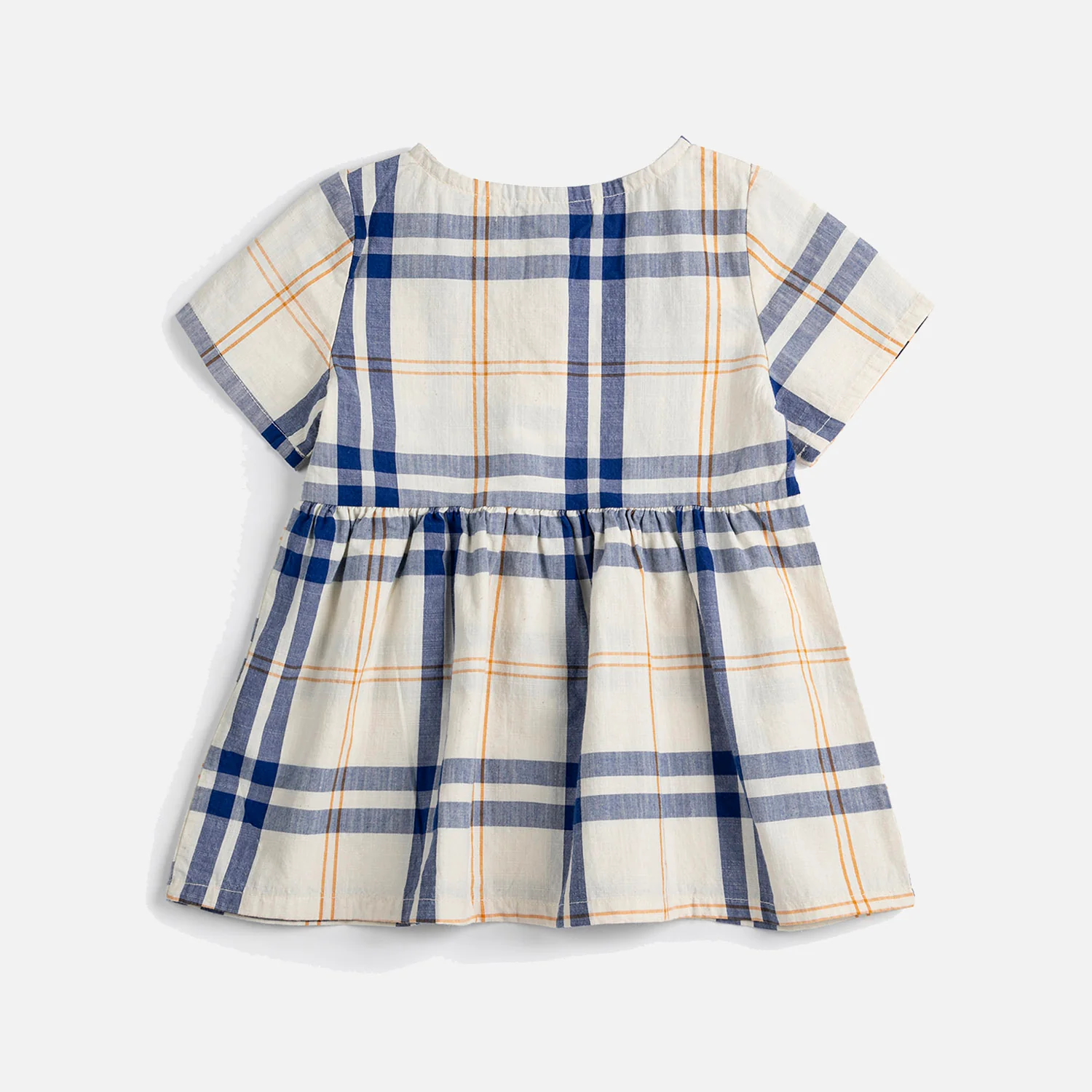 Baby Cotton Dress - Fun Tartan - Image 3