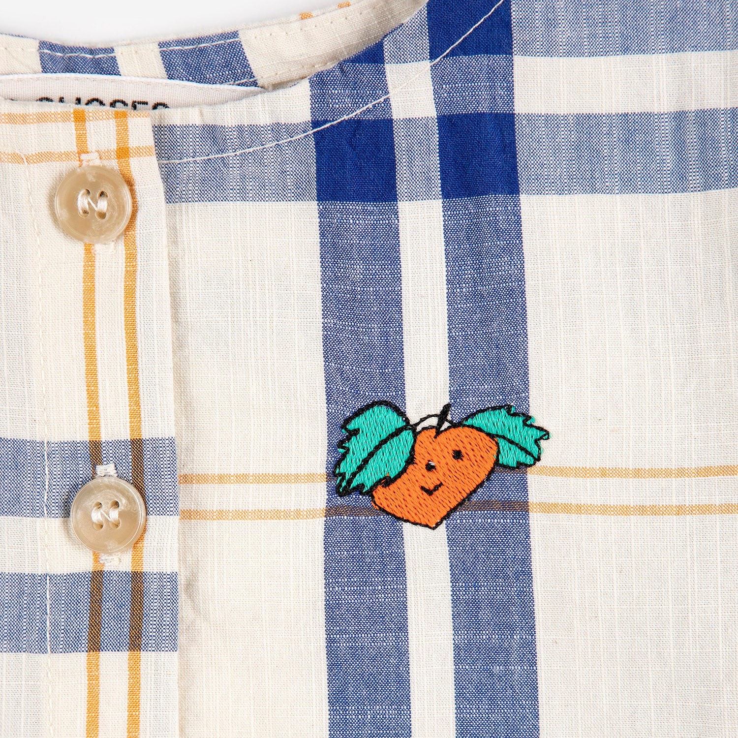 Baby Cotton Dress - Fun Tartan - Image 5