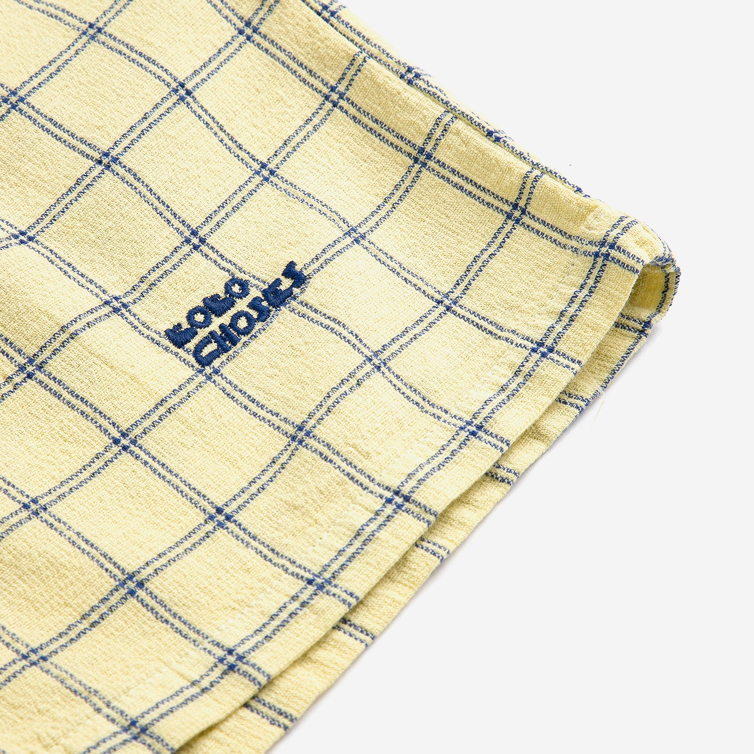 Kids Cotton Bermuda Shorts - Spicy Window Pane - Image 6