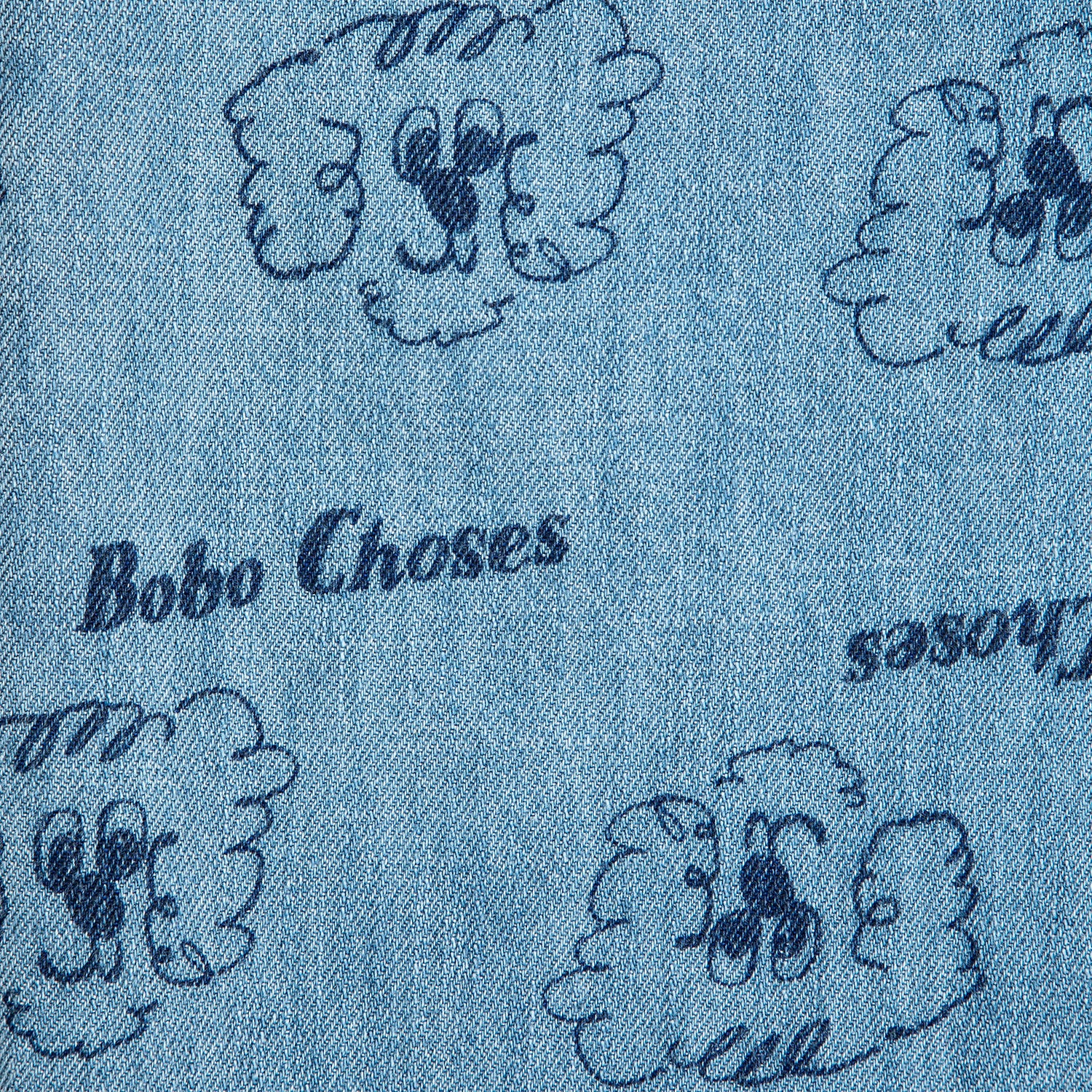 Kids Cotton Denim Pants - Pickles the Dog - Image 4