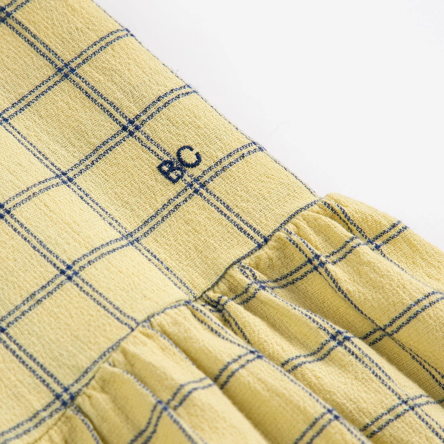 Kids Cotton Strap Dress - Spicy Window Pane - Image 4