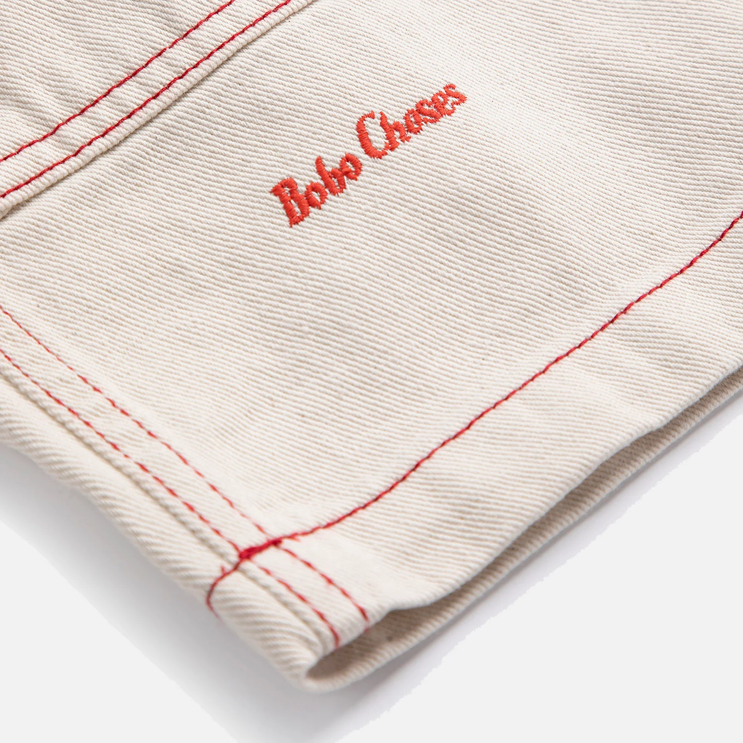 Kids Cotton Twill Pants - Natural - Image 8