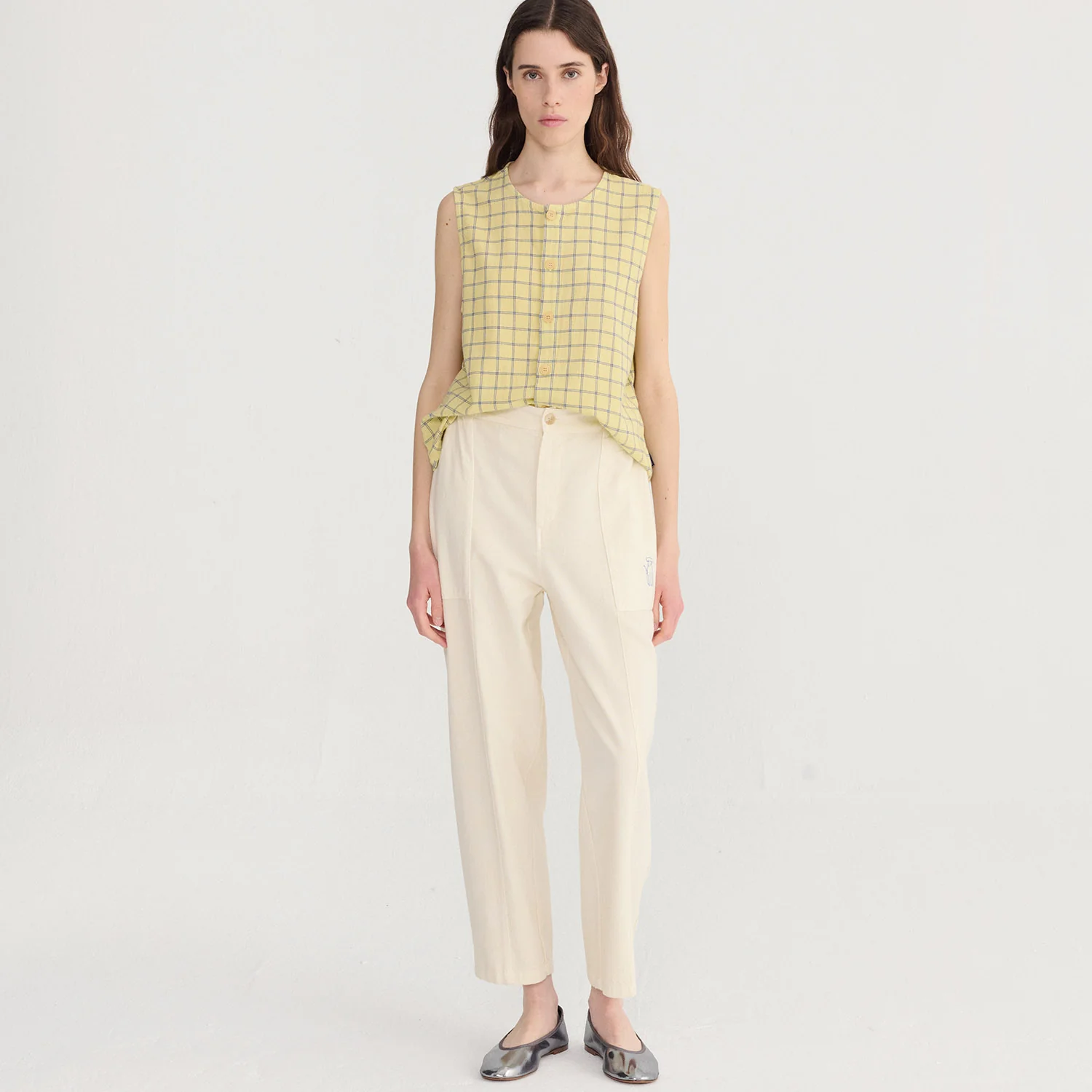 Women's Cotton Crepe Babbula Top - Spicy Window - Image 3
