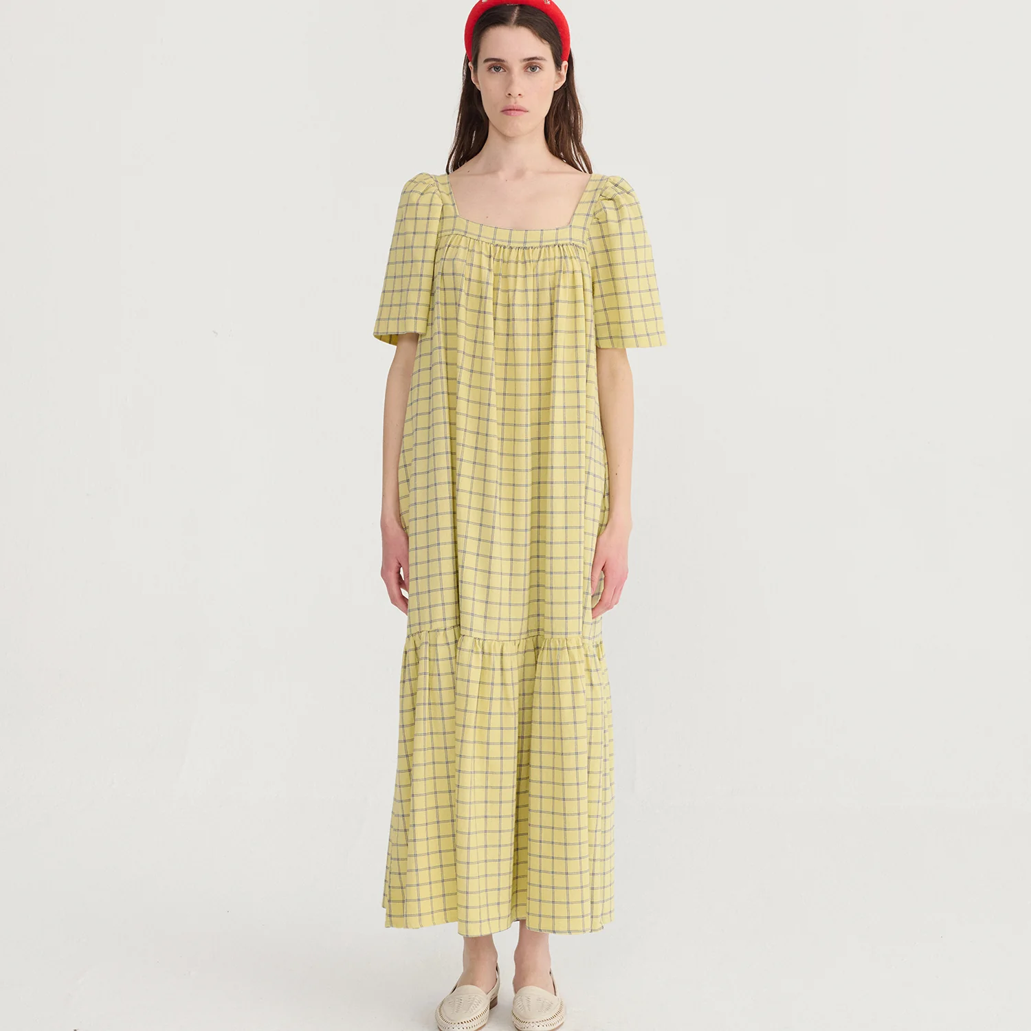 Women's Cotton Crepe Bambula Dress - Spicy Widow - Image 4