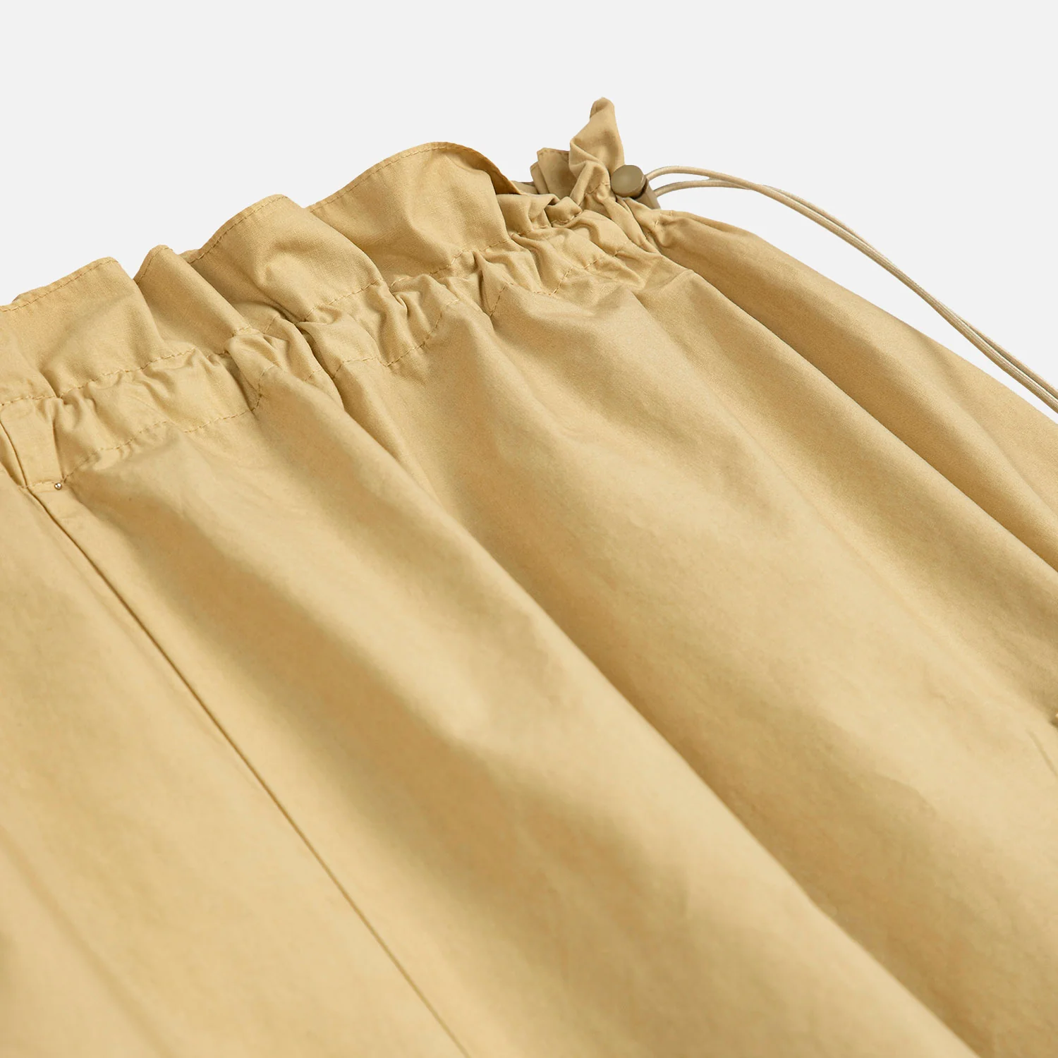 Women's Cotton Poplin Paper Touch Culottes - Warm Sand - Image 3