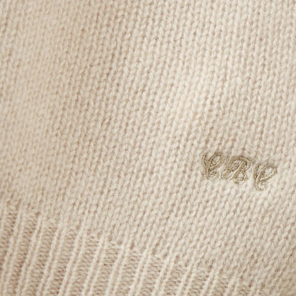 Baby Cashmere Rosa Cardigan - Ecru - Image 4