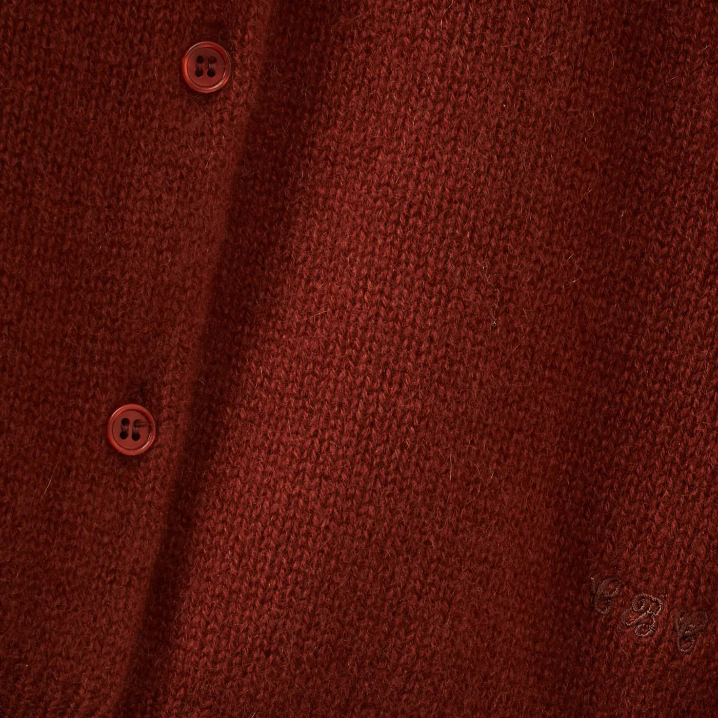 Kids Cashmere Rosa Cardigan - Cinnamon - Image 3