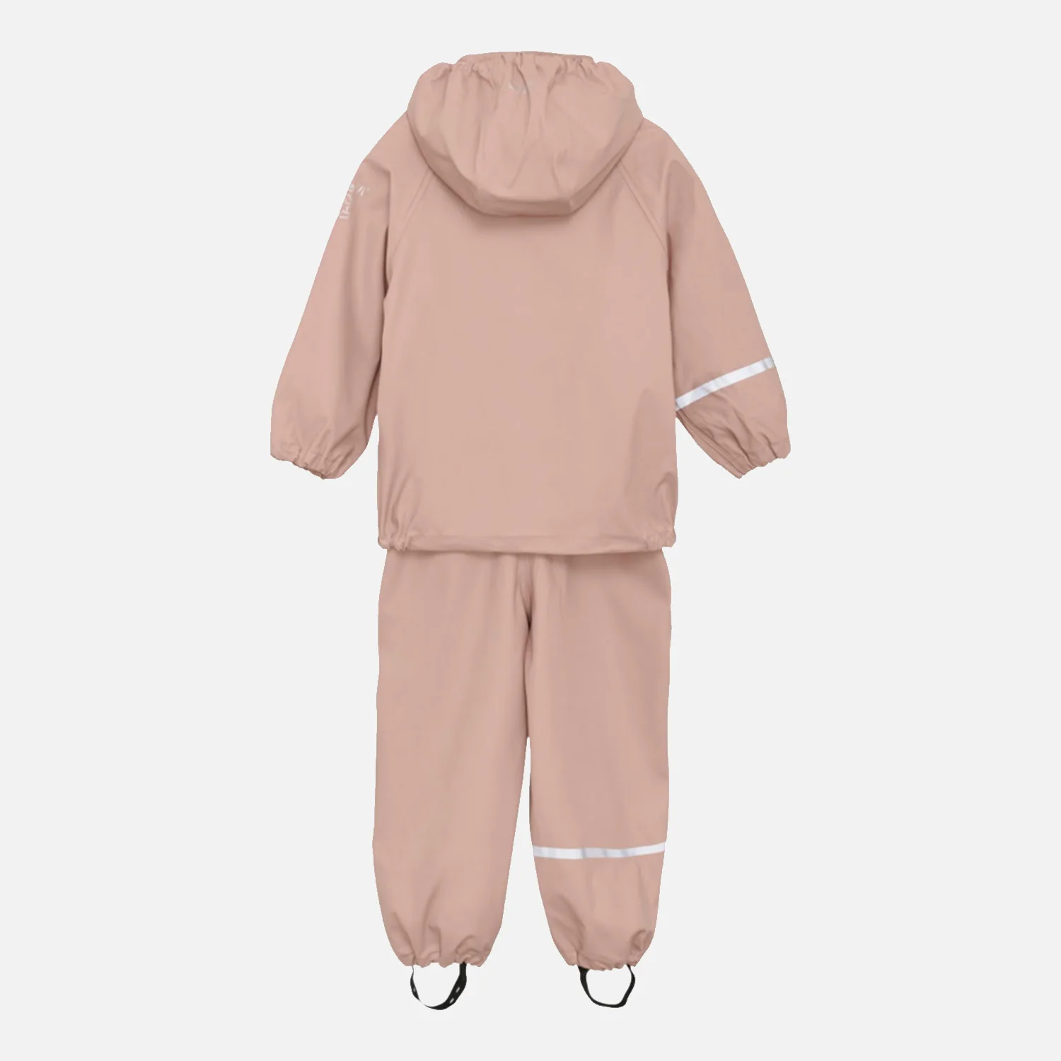 Baby & Kids Recycled Rainwear Set - Misty Rose - Image 2