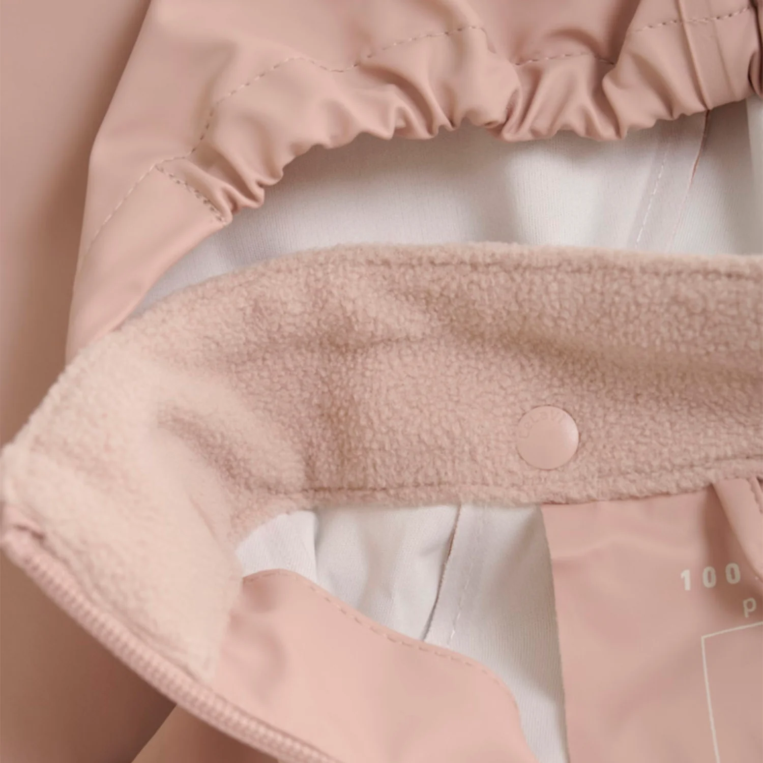 Baby & Kids Recycled Rainwear Set - Misty Rose - Image 5
