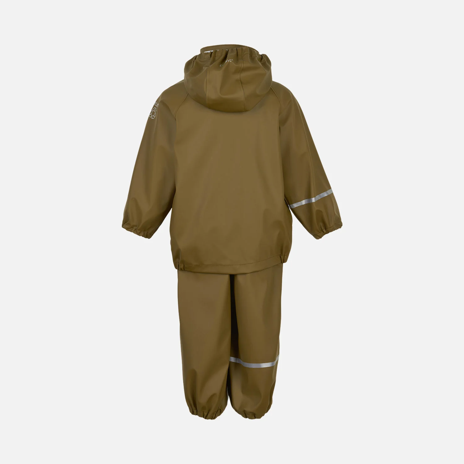 Baby & Kids Recycled Rainwear Set - Moss - Image 2
