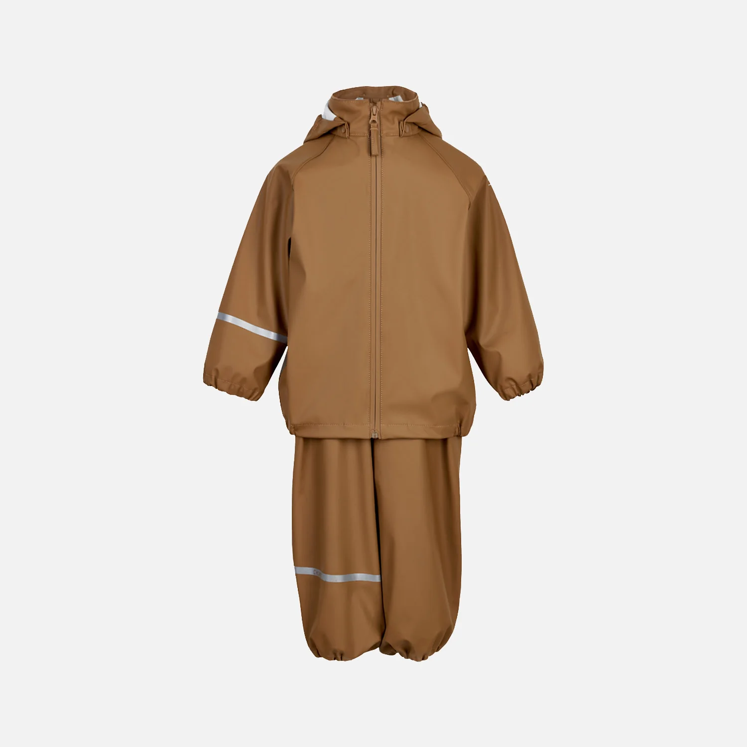 Baby & Kids Recycled Rainwear Set - Cognac - Image 3