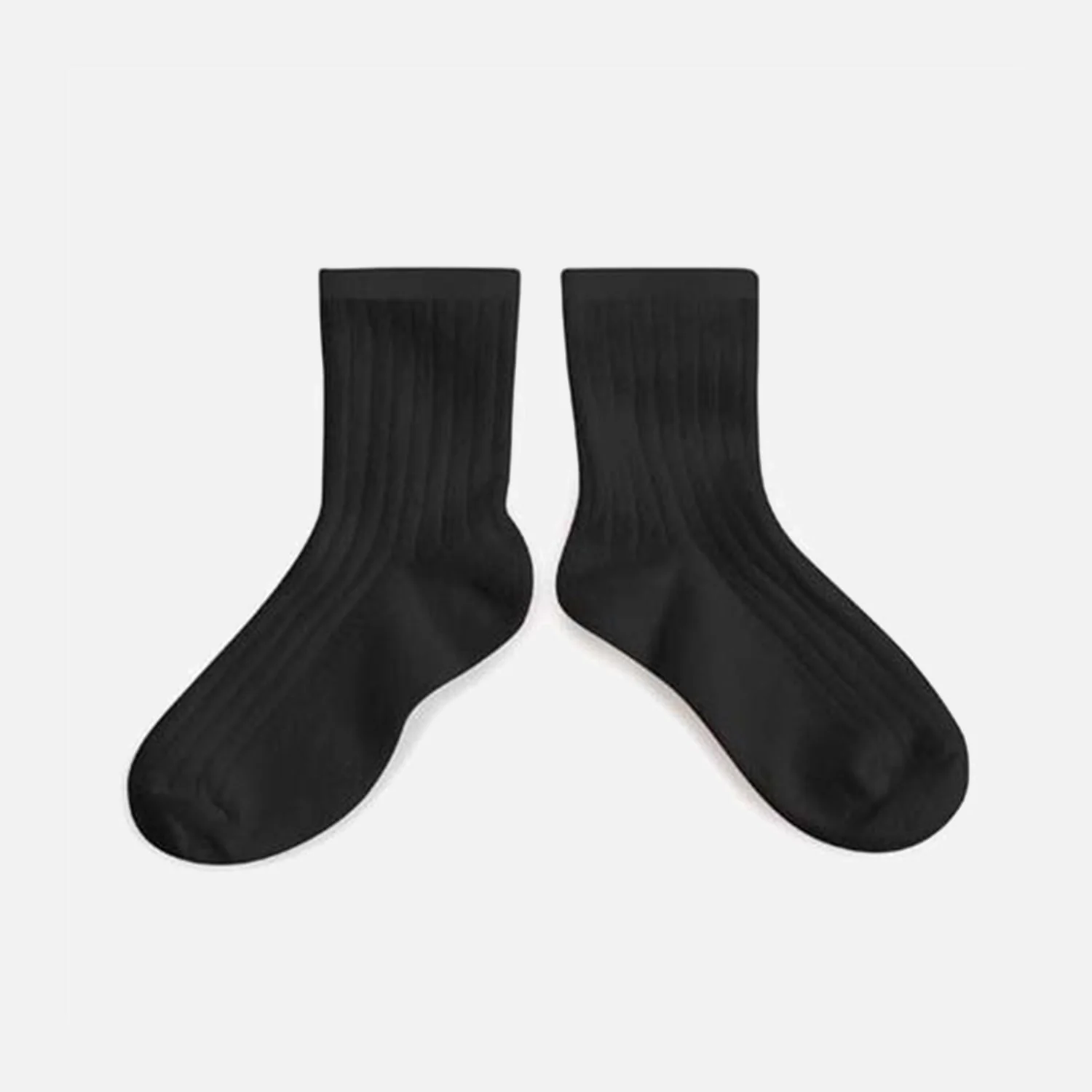 Adults Cotton Short Socks - Coal - Image 3