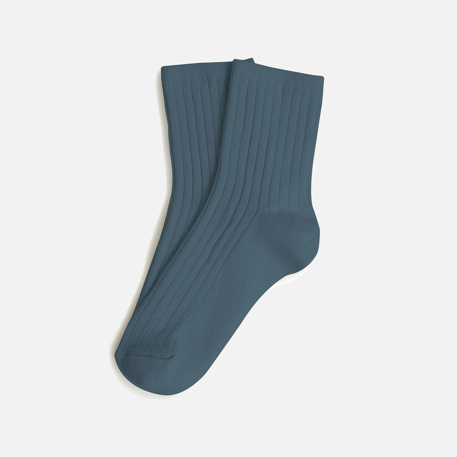 Adults Cotton Short Socks - Ash Blue - Image 3