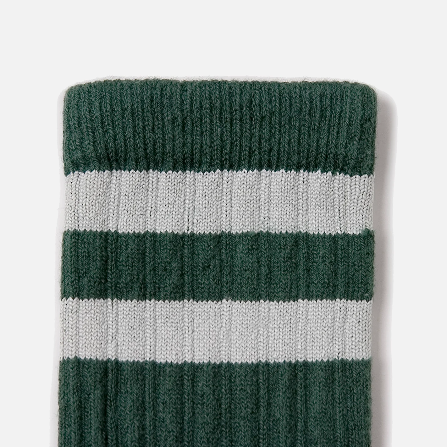Baby & Kids Cotton Varsity Socks - Forest Green - Image 3