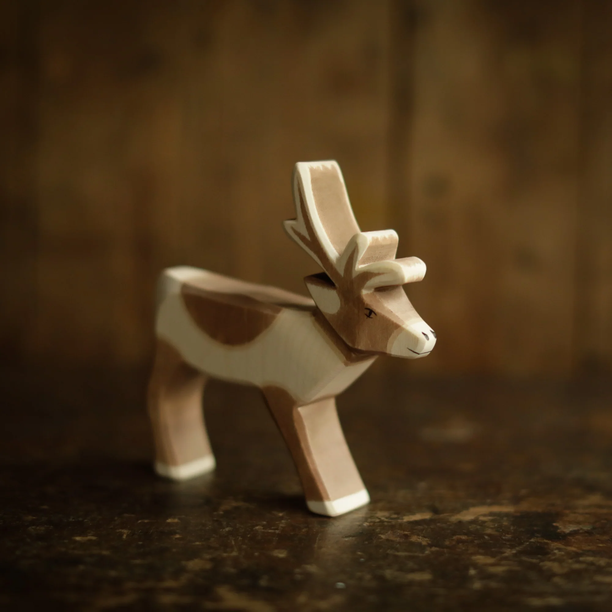Handcrafted Wooden Reindeer