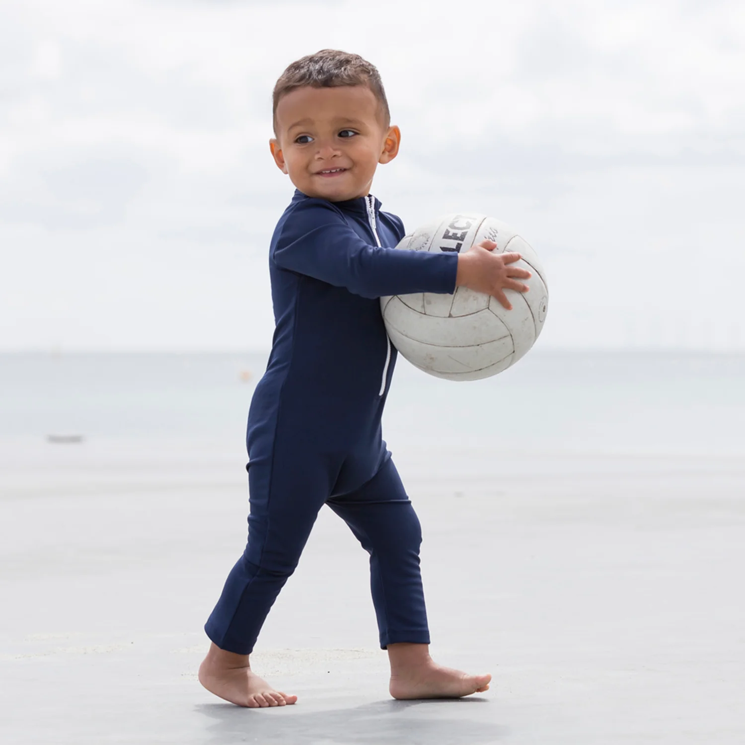 Baby & Kids Lou UV Swim Bodysuit - Navy - Image 2