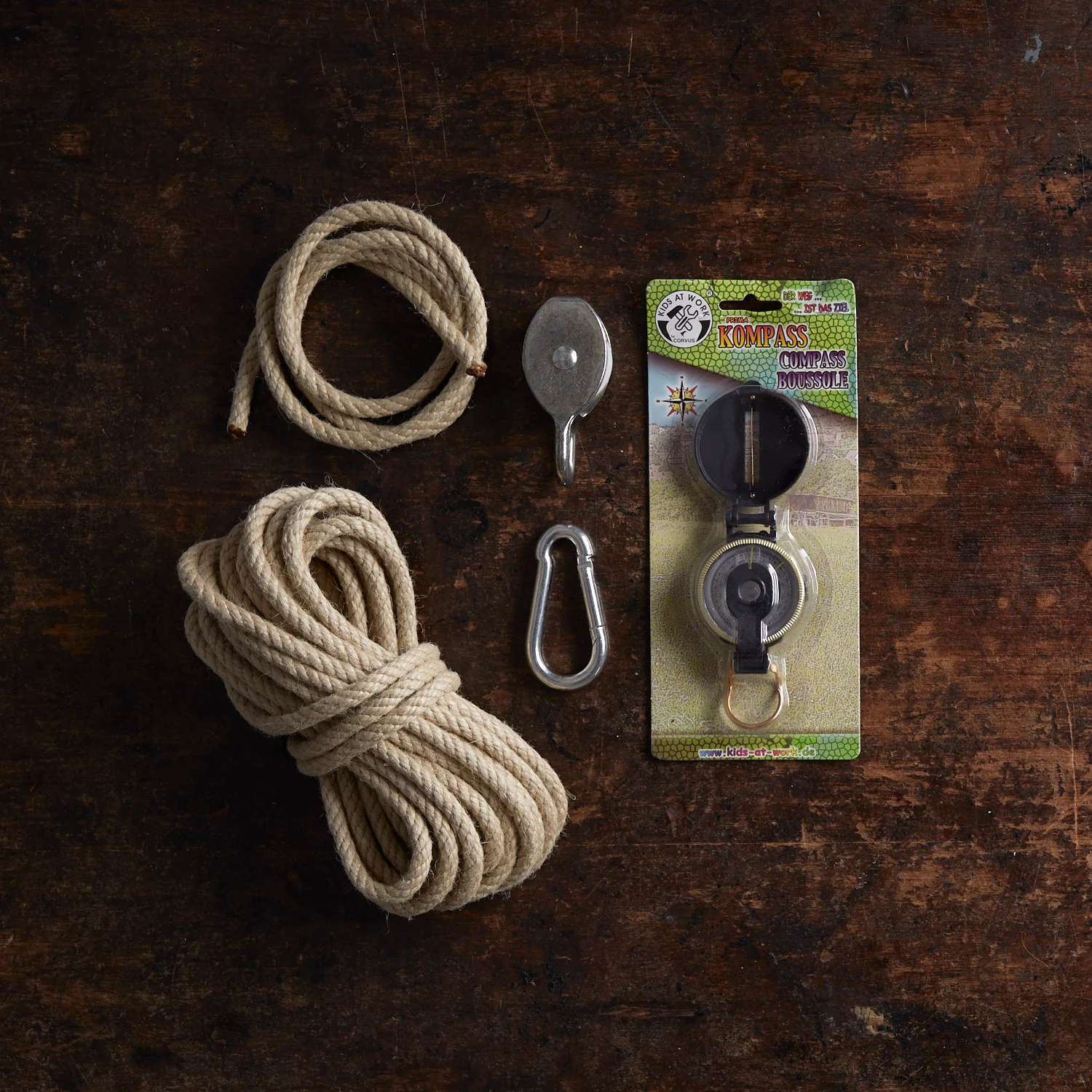 Adventurers Rope & Compass Set - Set of 5
