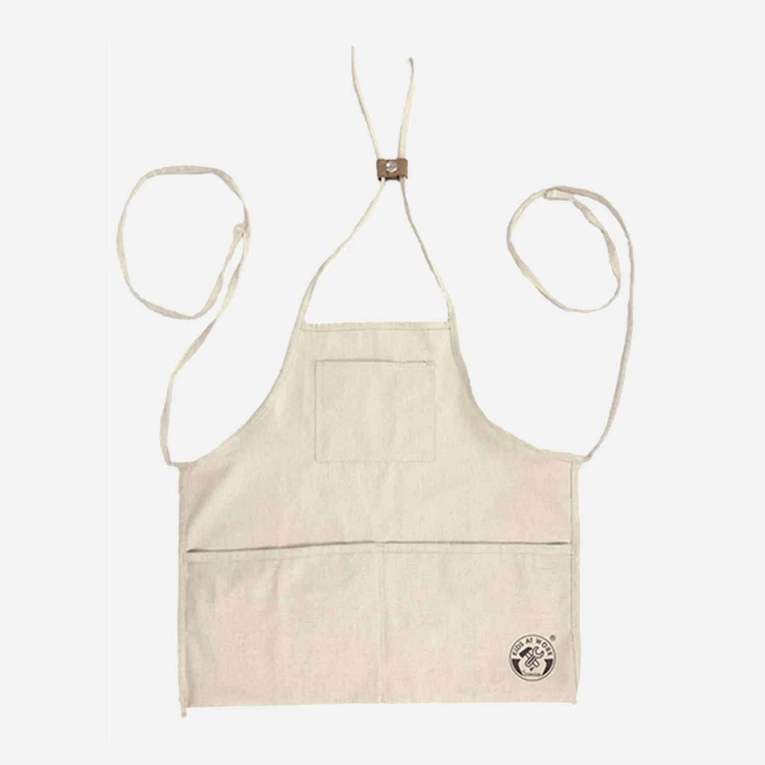 Kids Cotton Apron - Natural - Image 2
