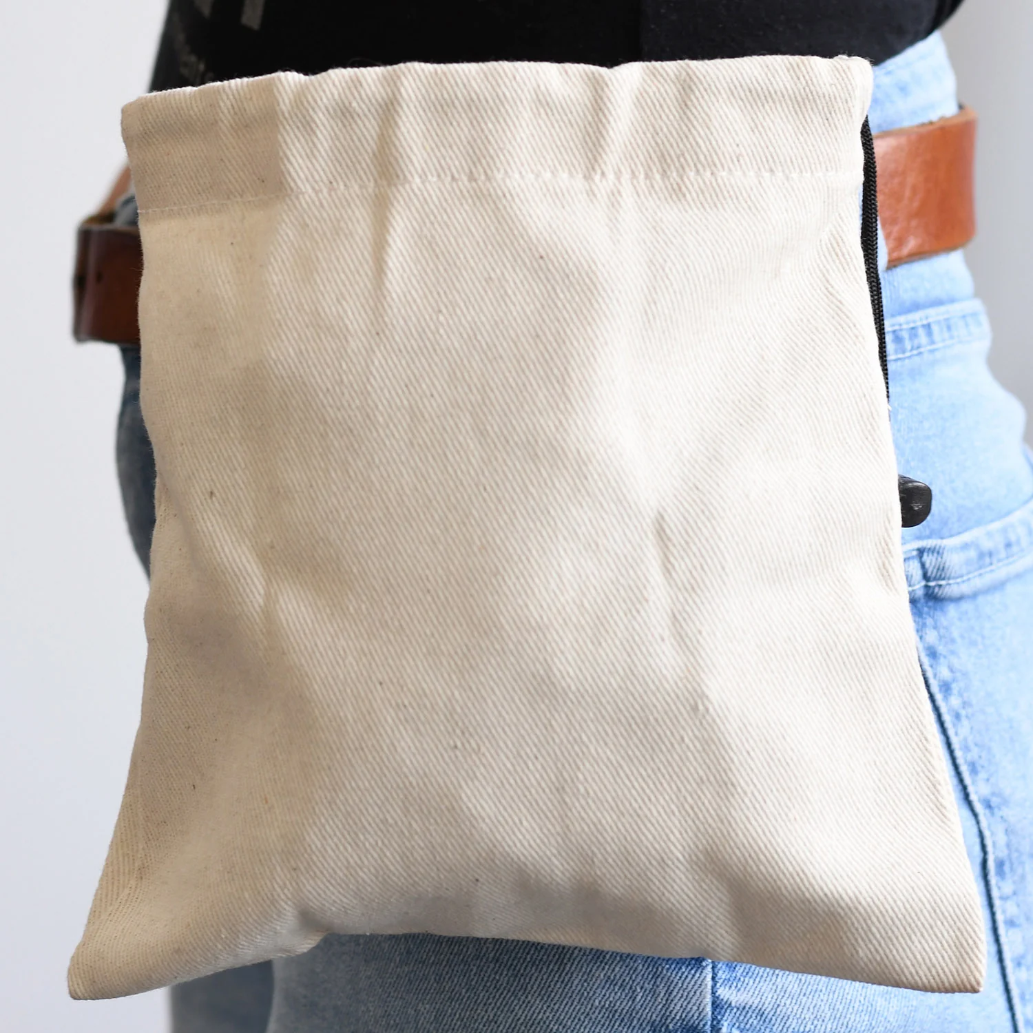 Cotton Belt Pouch - Brown - Image 3