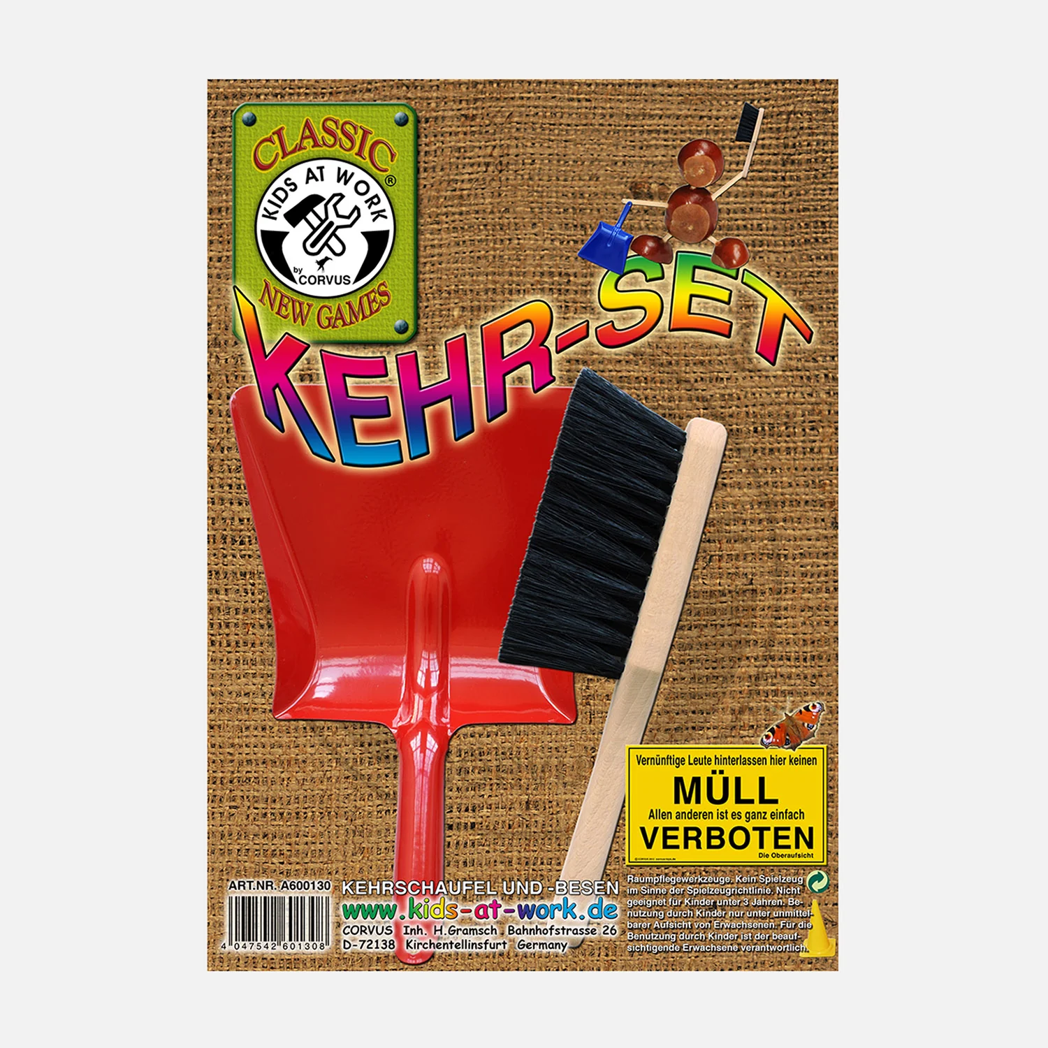 Kids Dust Pan and Brush Set - More Options - Image 4