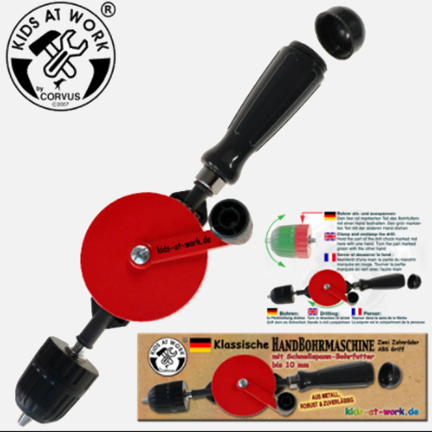 Manual Hand Drill - 10mm - Image 2