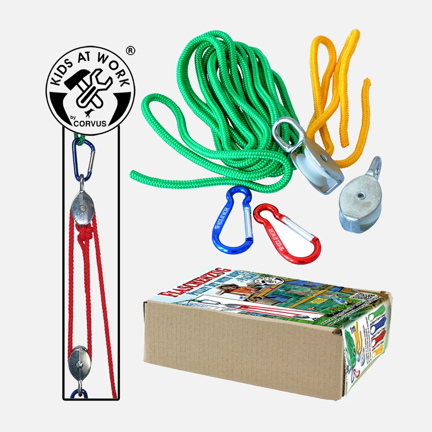 Rope Lifting Pulley Set - Set of 6 - Image 2