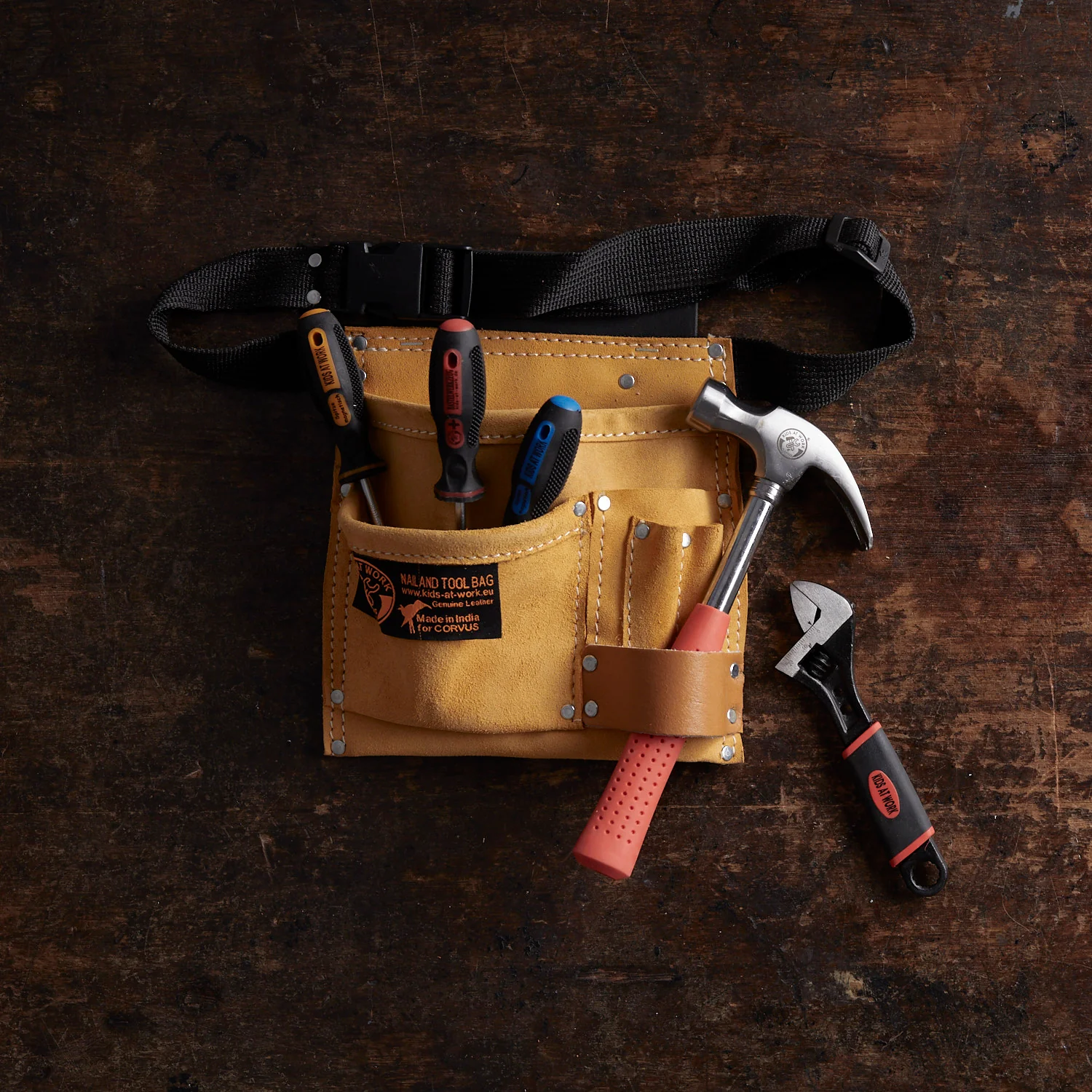 Tool Belt Kit with Screwdrivers & Wrench - Set of 7 - Image 4
