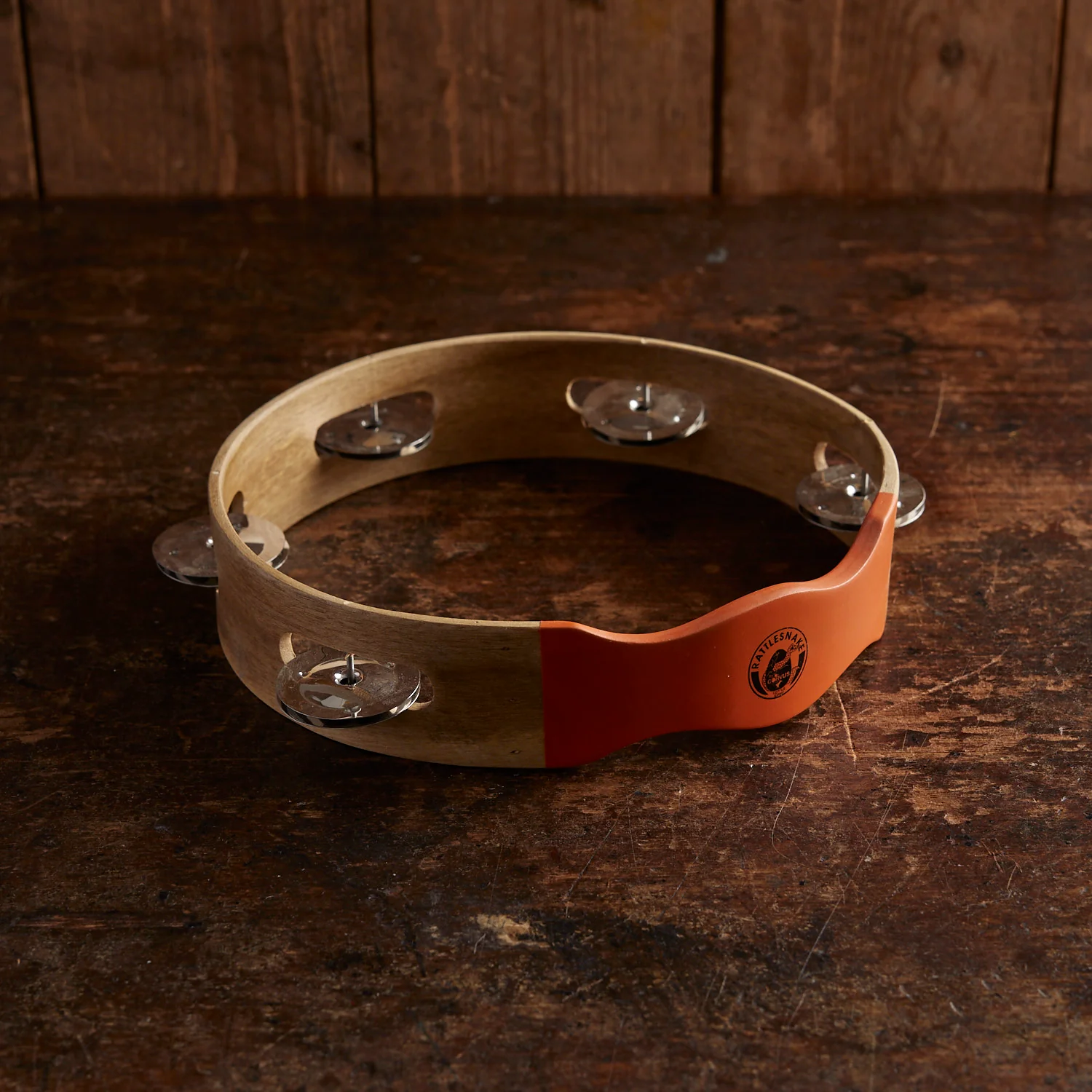 Wooden 5 Bell Tambourine - Image 4