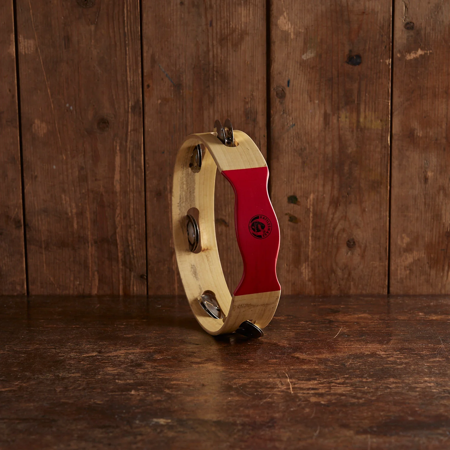 Wooden 5 Bell Tambourine - Image 6