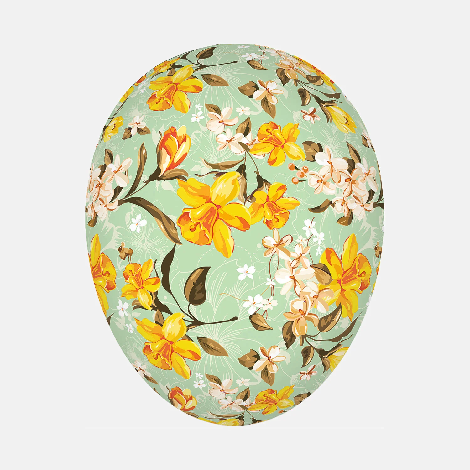 Paper Mache Large Easter Egg - Flowerage - More Options - Image 3