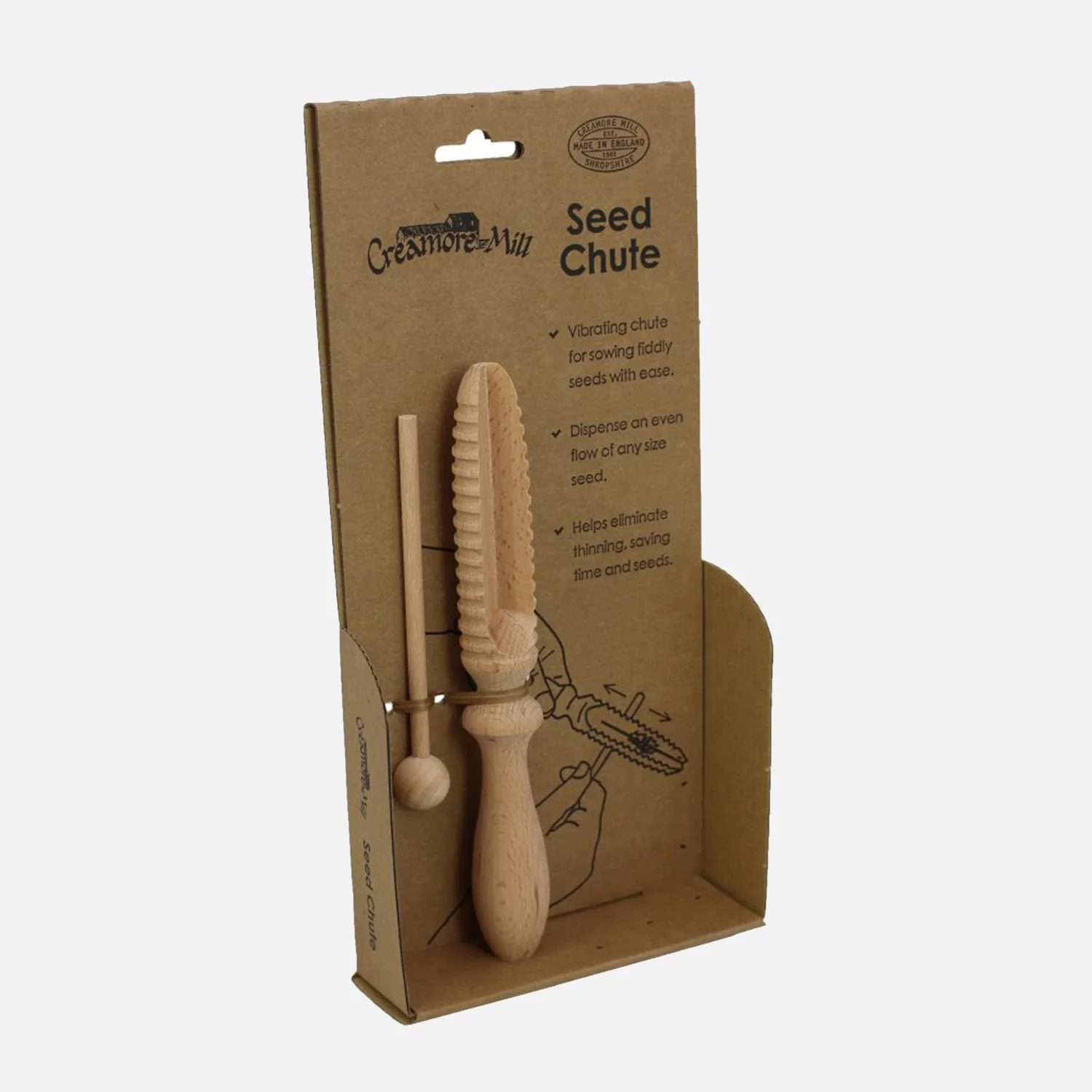 Wooden Seed Chute - Image 2