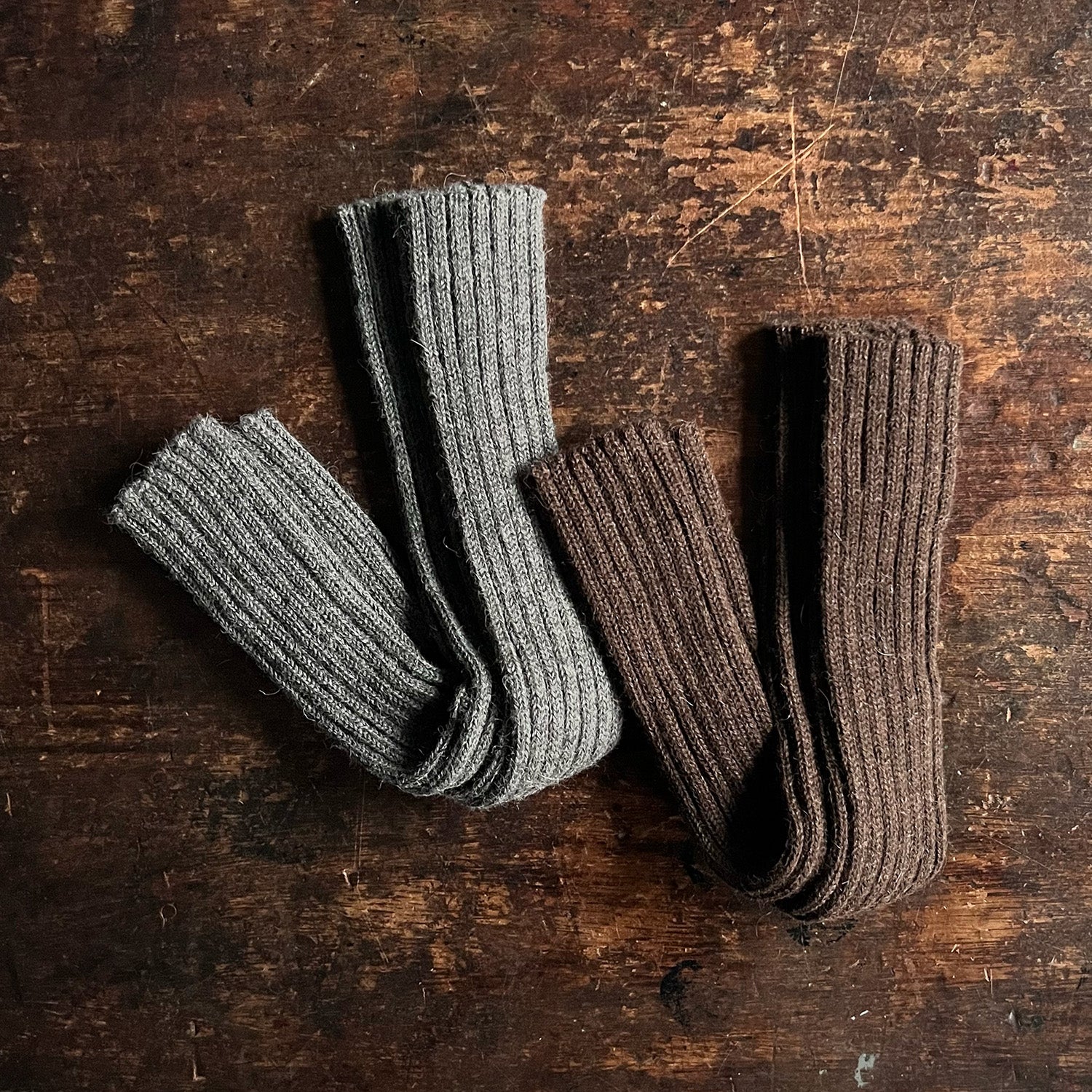 Women's Alpaca Rib Leg Warmers - Many Colours
