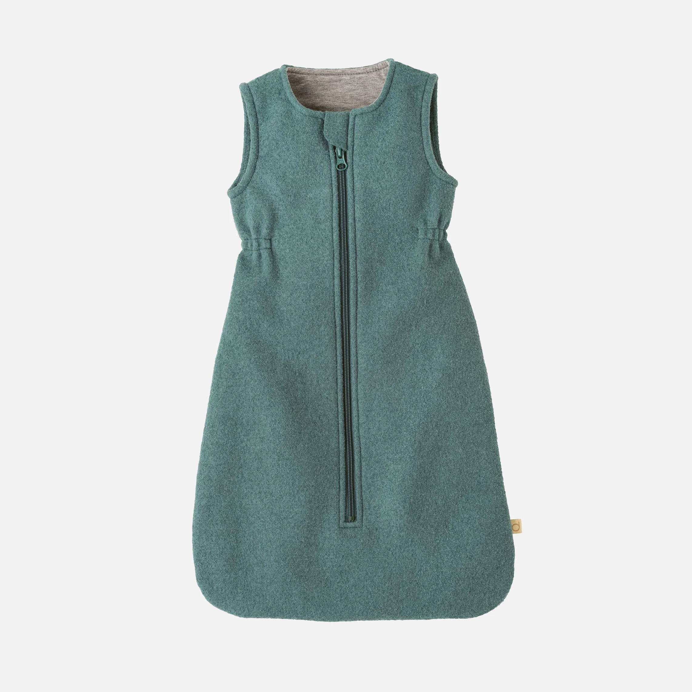 Baby Boiled Merino Wool Sleeping Bag - Eucalyptus - Image 3