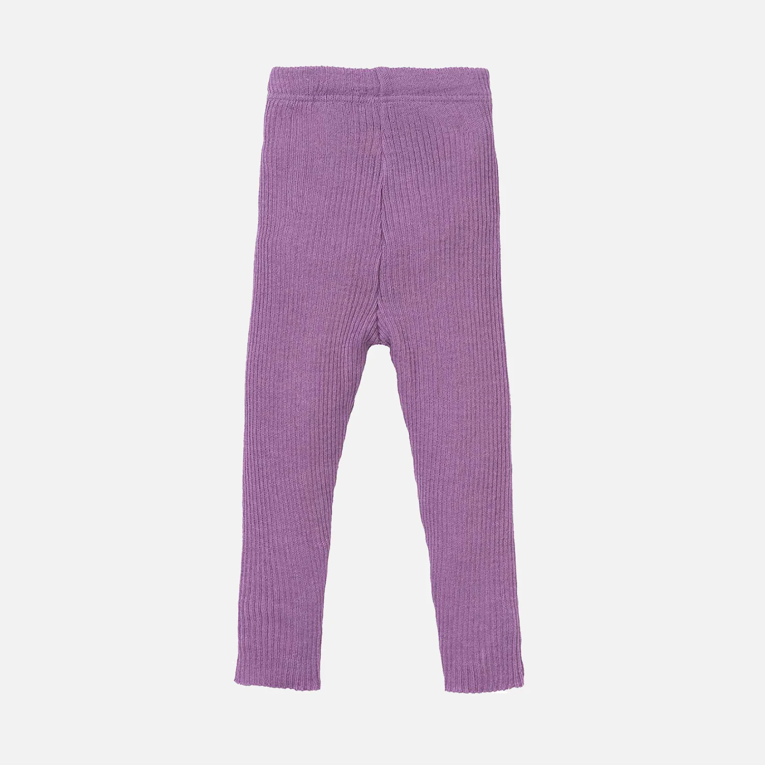 Baby & Kids Light Weight Merino Wool Leggings/Trousers - Lilac - Image 2