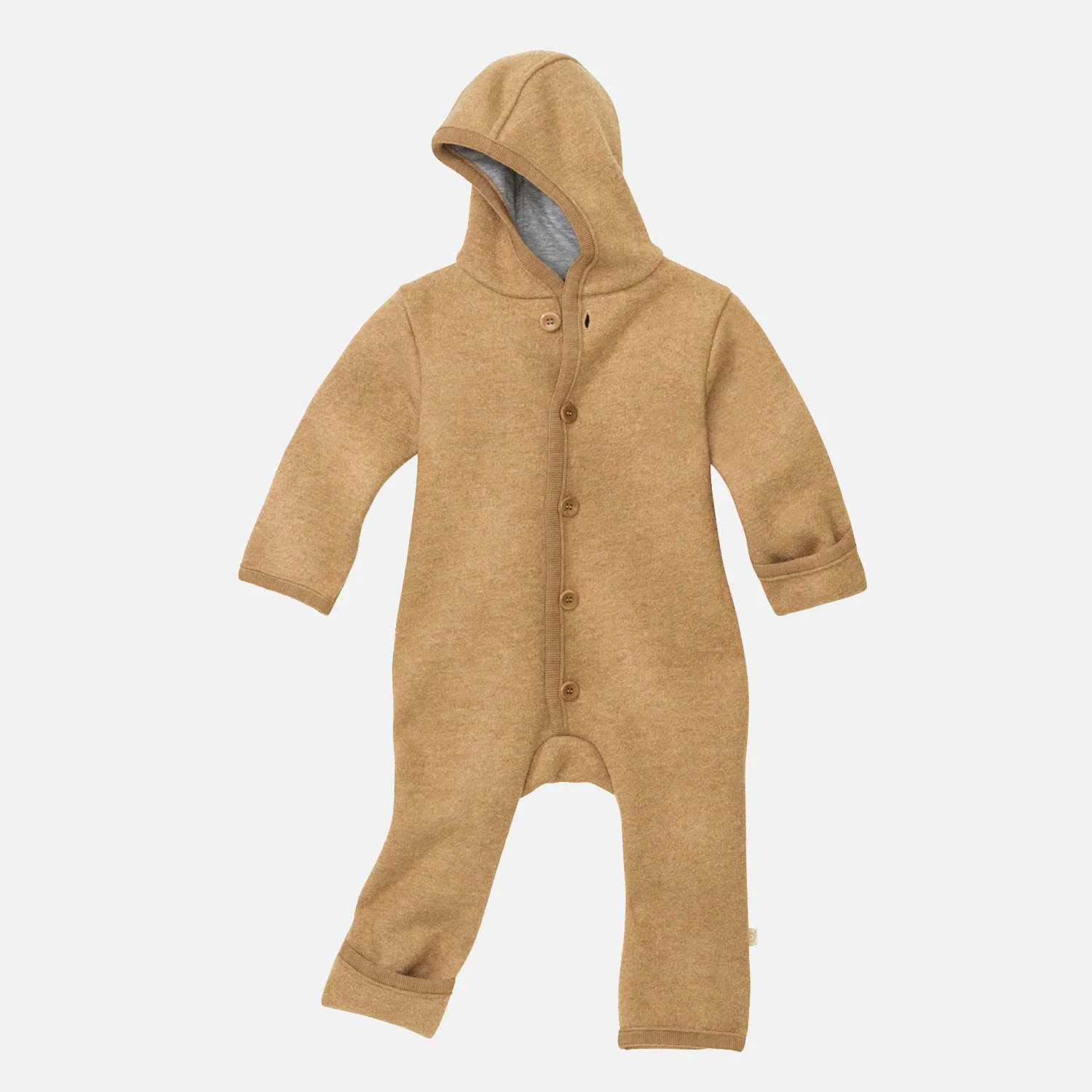 Baby & Kids Boiled Merino Wool Overall - Caramel - Image 2